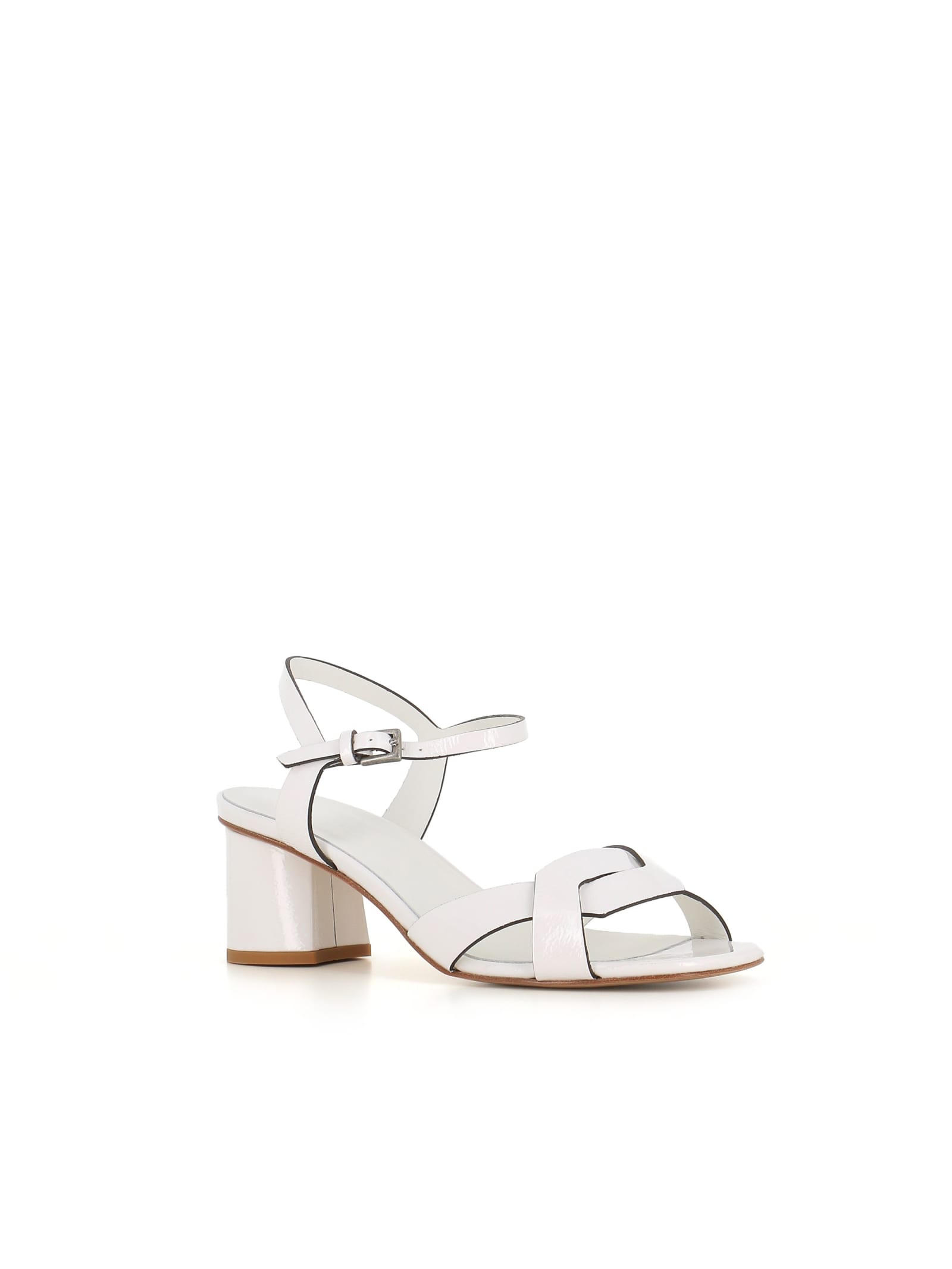 Shop Del Carlo Sandal 11518 In White