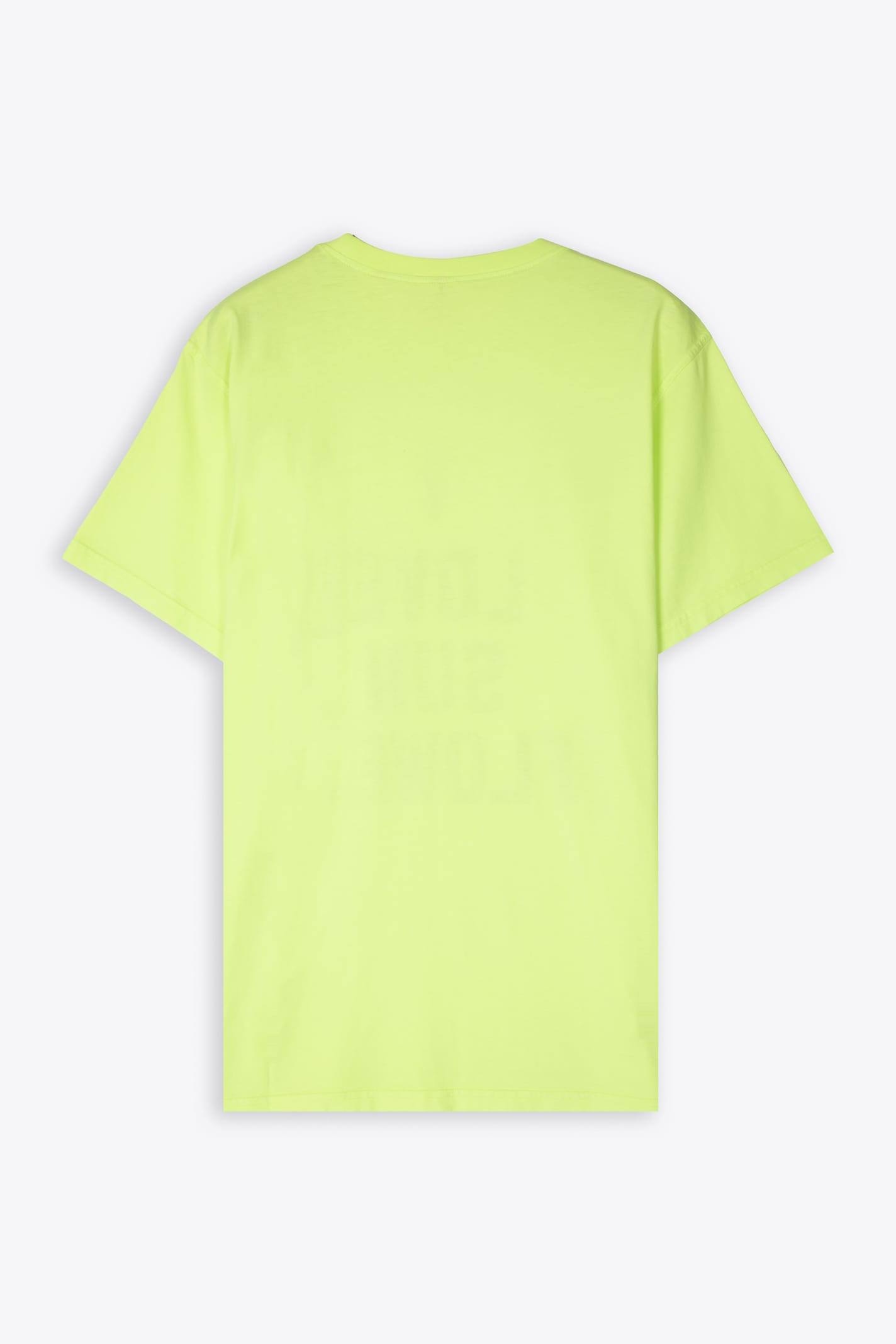 Shop Sunflower Sport Love Tee Neon Yellow Cotton T-shirt With Slogan Print - Sport Love Tee In Fluo Yellow