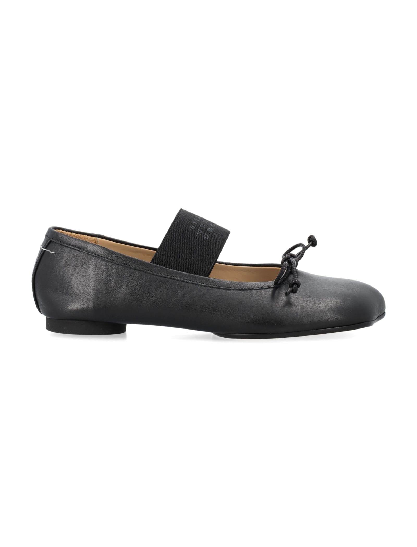 Mm6 Maison Margiela Anatomic Ballerina Strap In Black