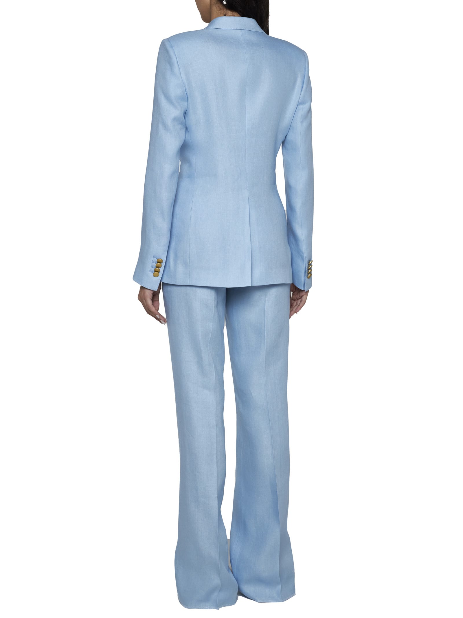 Shop Tagliatore Suit In Clear Blue