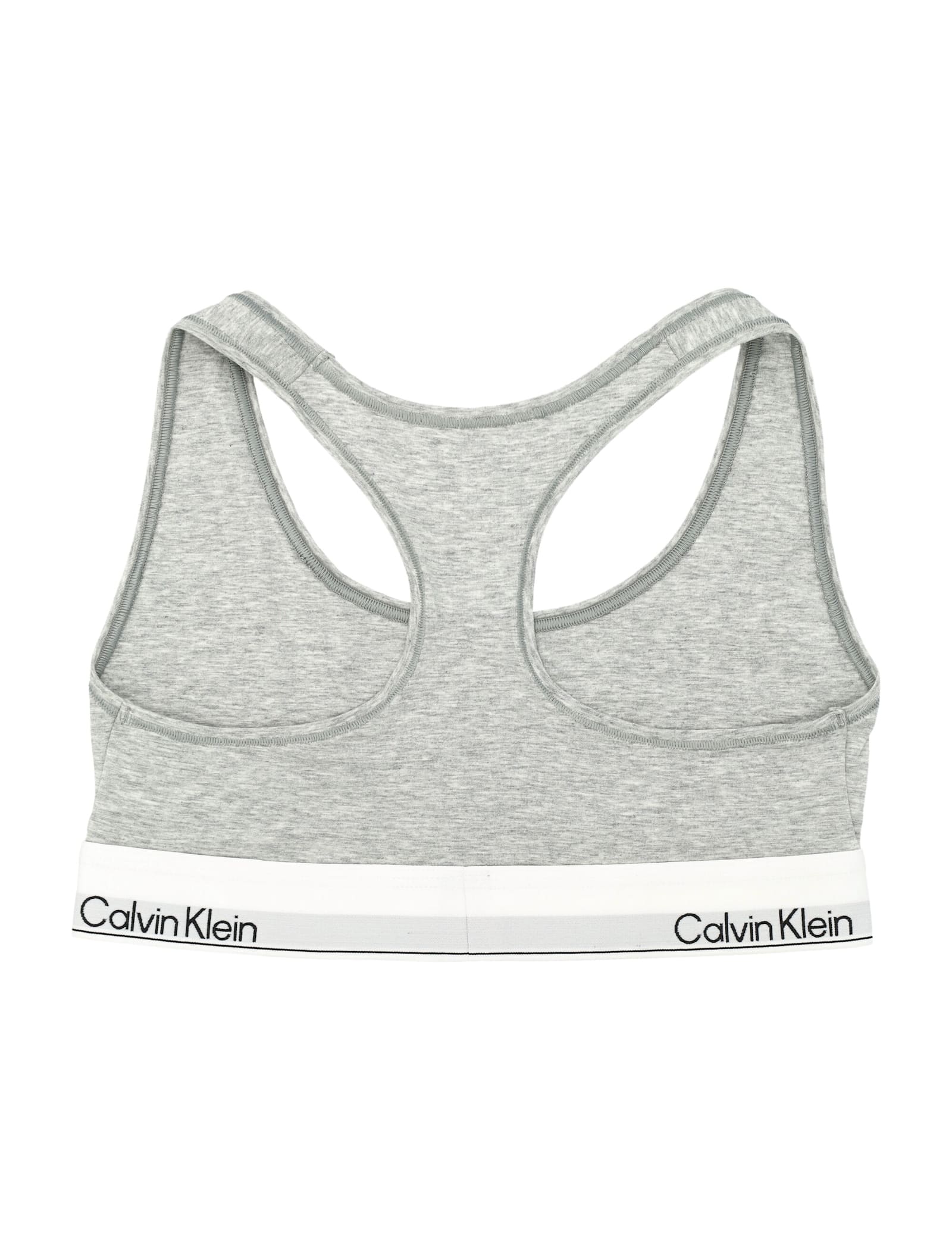Calvin Klein Icon Cotton Modal Unlined Bralette In Gray