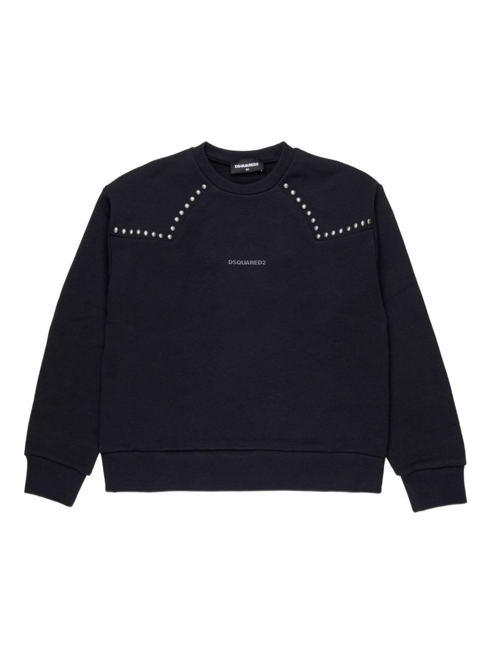 Dsquared2 Kids Sweatshirt With Logo Print In Black