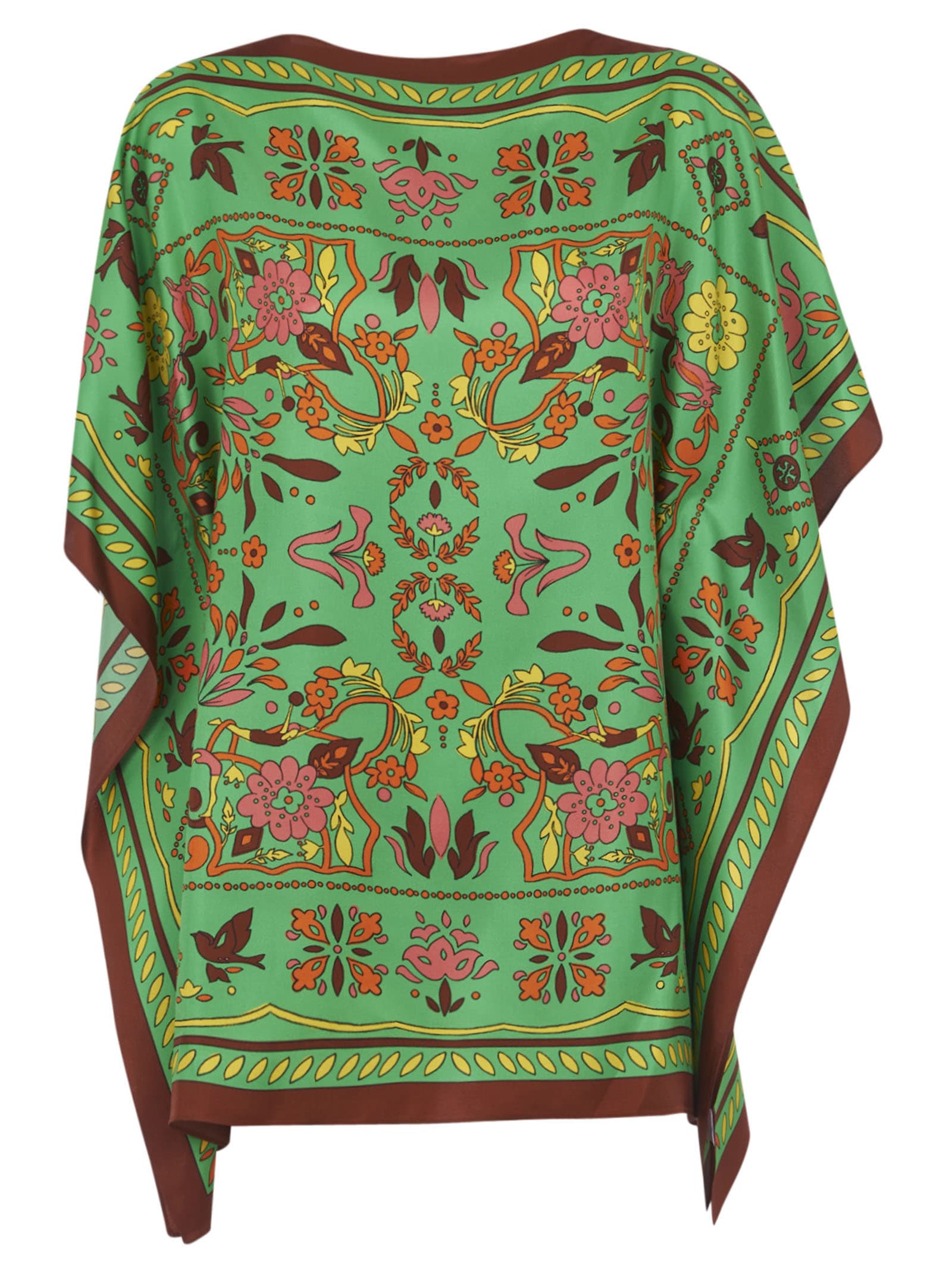 Photo of  Tory Burch Printed Poncho- shop Tory Burch Dresses online sales