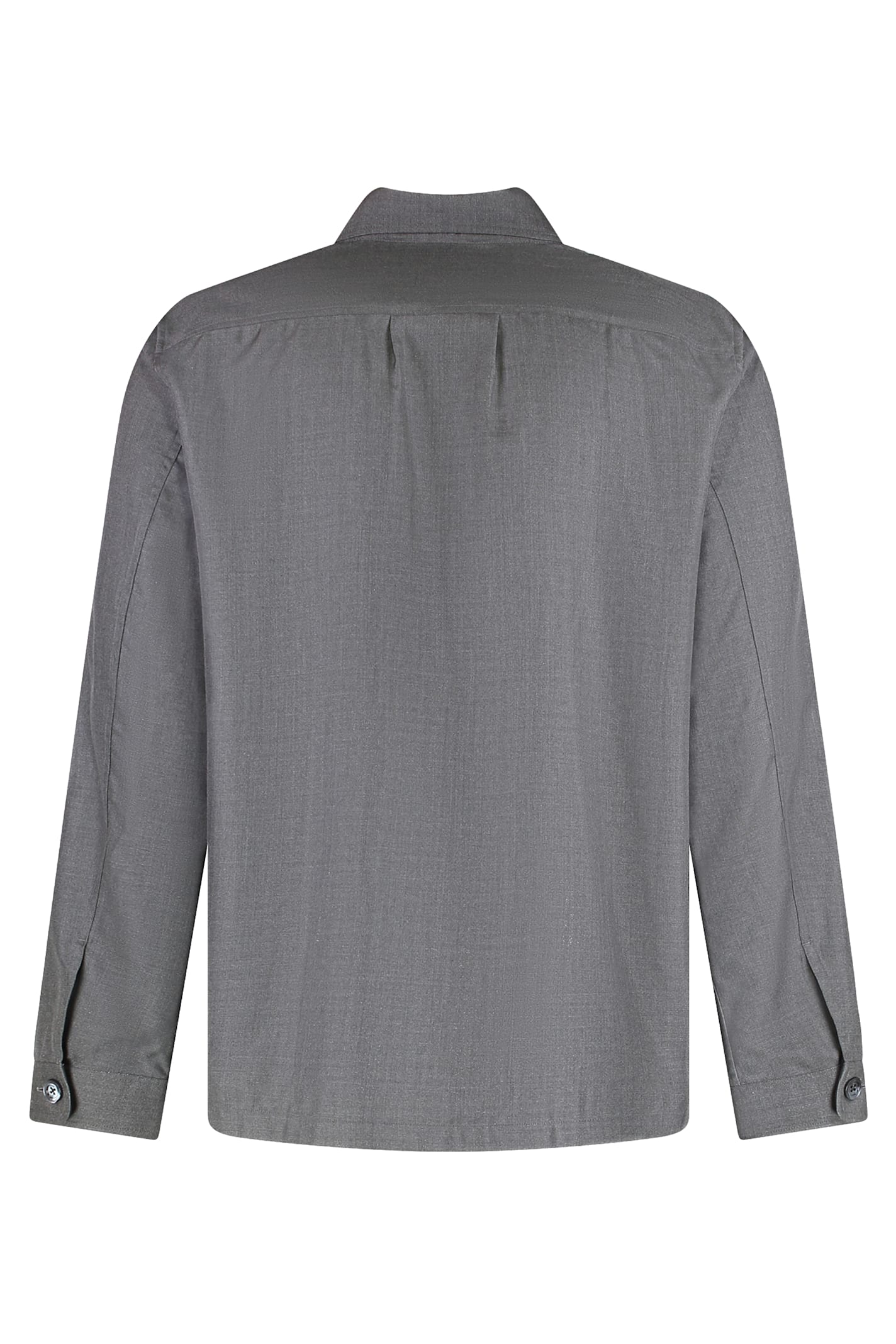 Tom Ford Silk Shirt In Gray