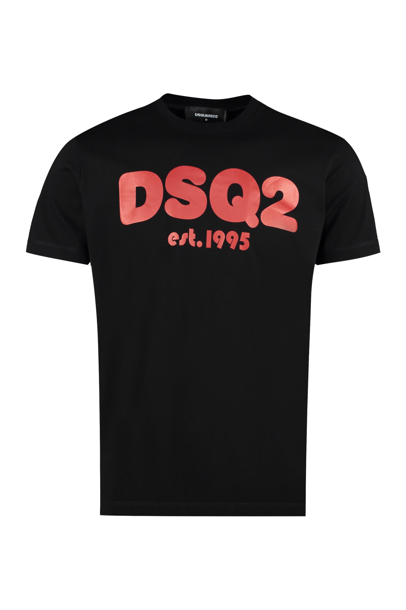 DSQUARED2 COTTON CREW-NECK T-SHIRT