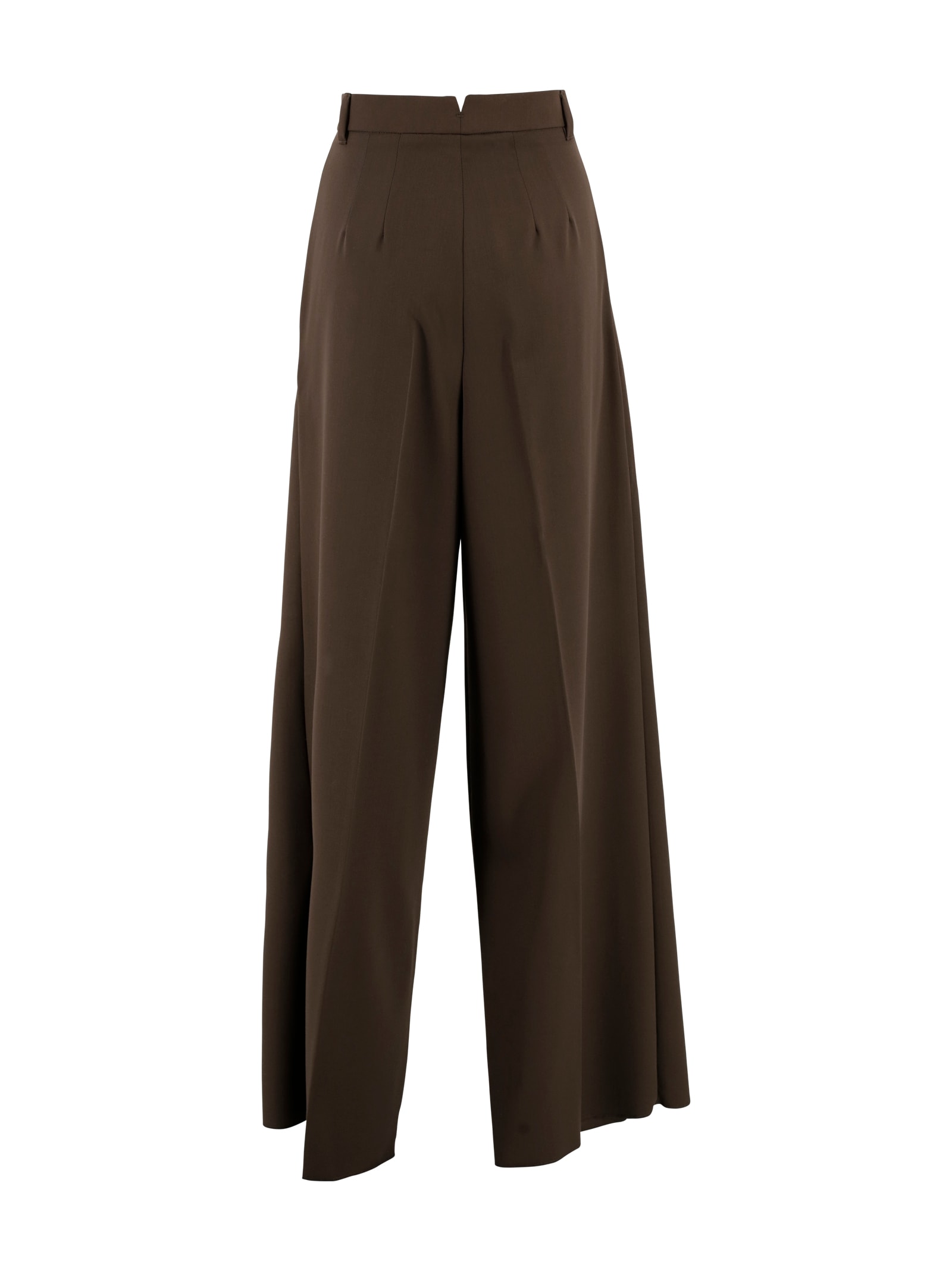 Weekend Max Mara Pantalone Garenna Marrone Scuro In Brown