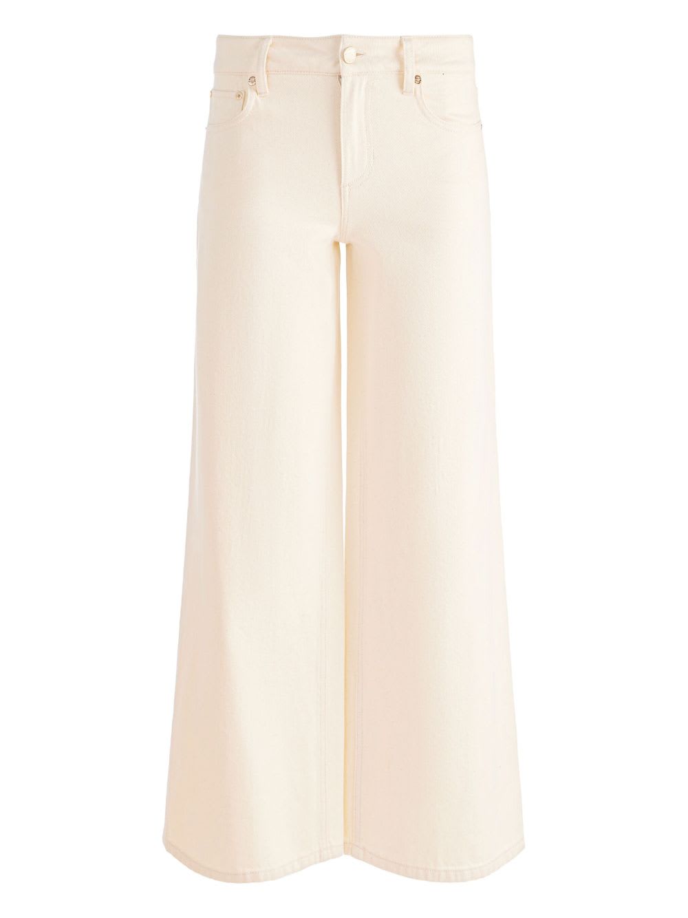 Alice And Olivia Alice + Olivia Slay Wide-leg Trousers In White