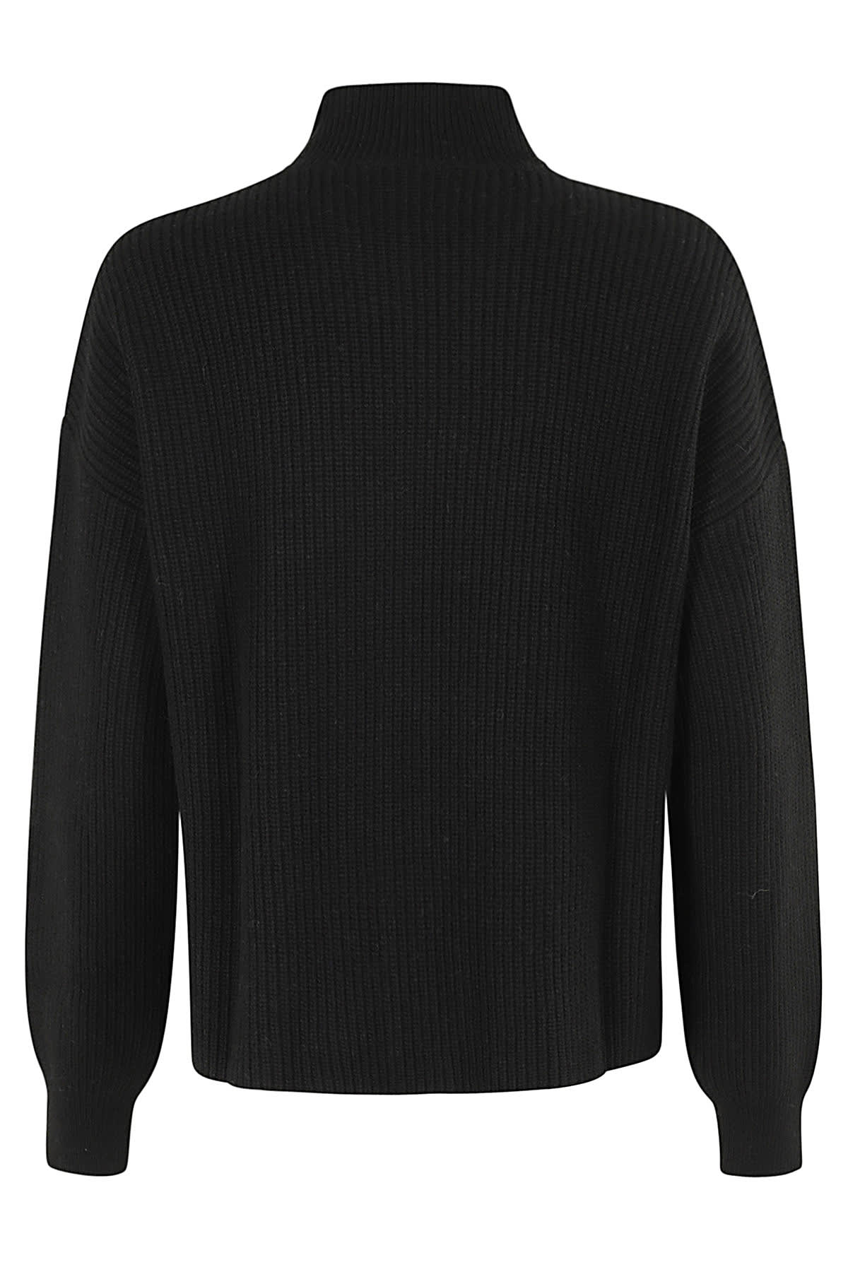 Shop M05ch1n0 Jeans Maglia Misto Lana Cashmere In Fantasia Nero