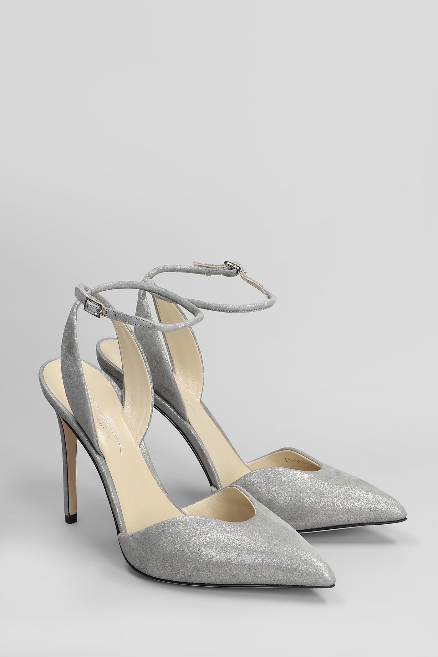 GIORGIO ARMANI PUMPS IN GREY SUEDE
