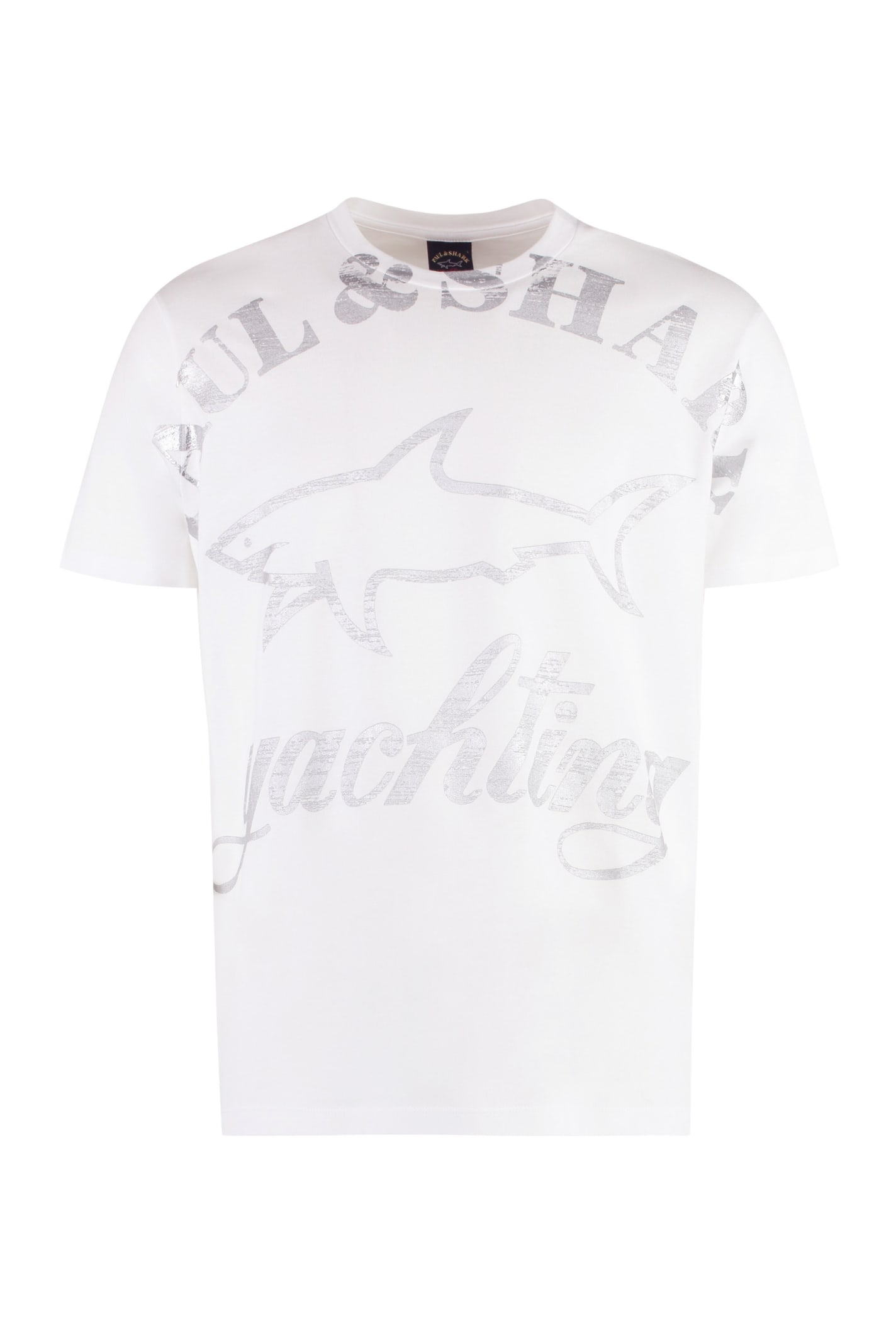 Paul&amp;shark Logo Cotton T-shirt In White