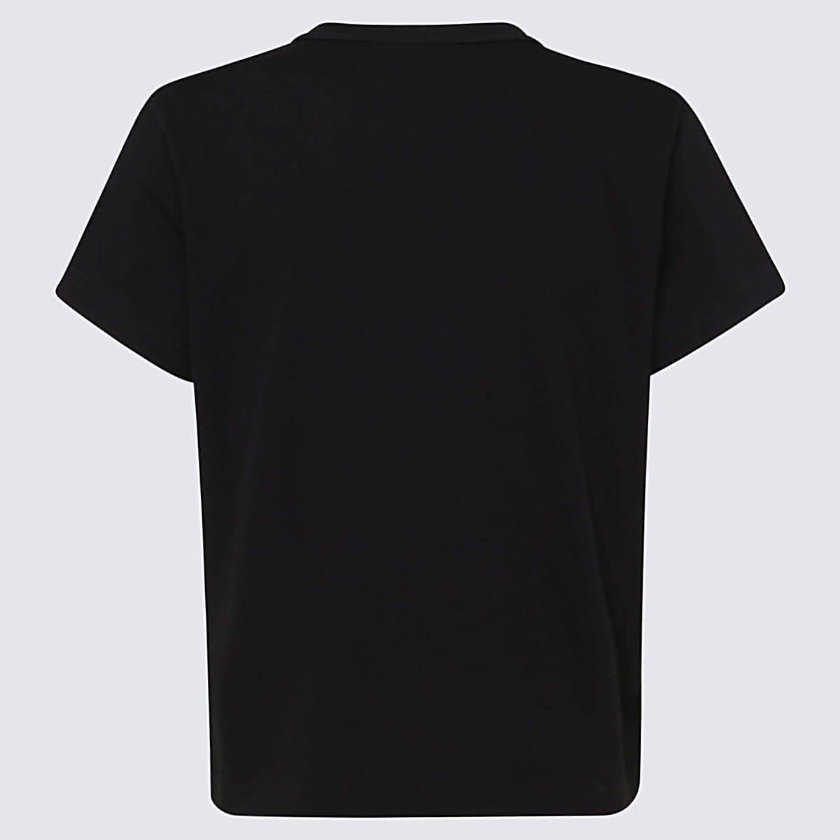 Alexander Wang Black Cotton T-shirt In Black