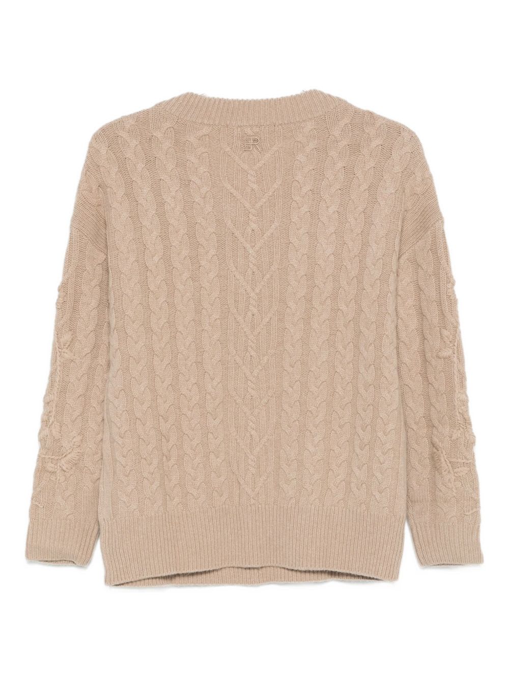 Ermanno Firenze V-necked Sweater In Gray