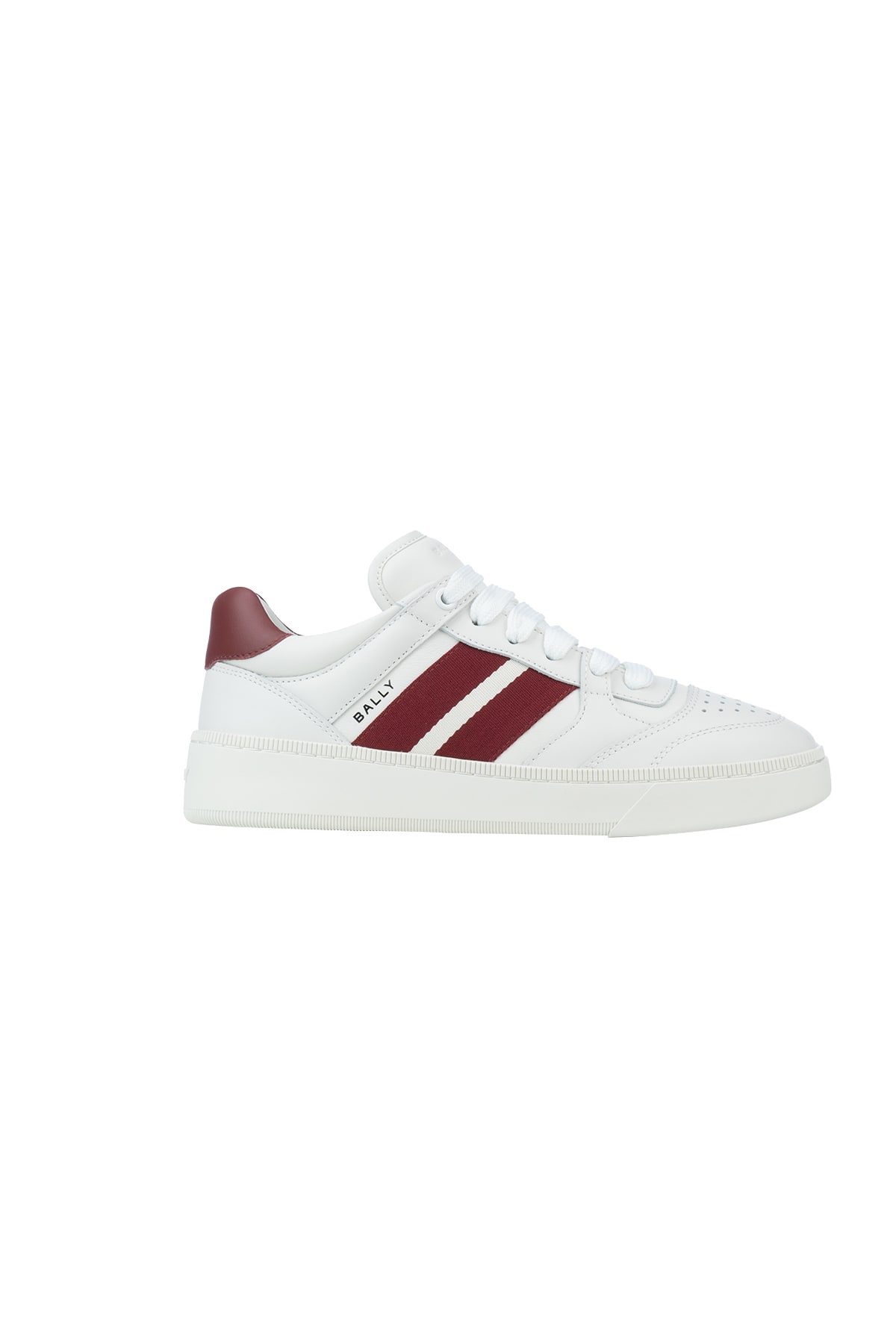 Bally Sneakers In White Red