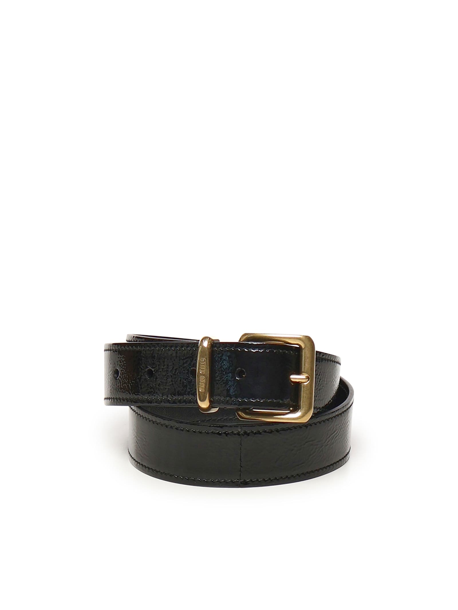 Shiny Leather Belt