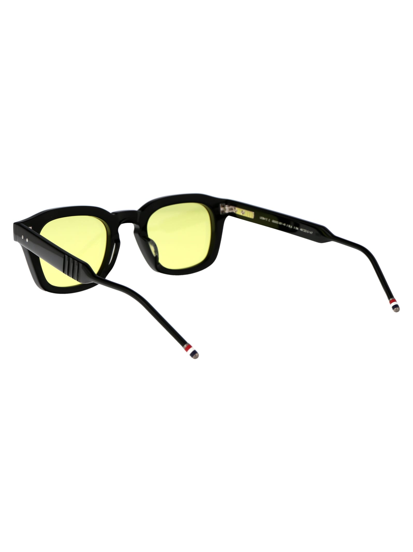 Shop Thom Browne Ues412c-g0002-001-48 Sunglasses In 001 Black