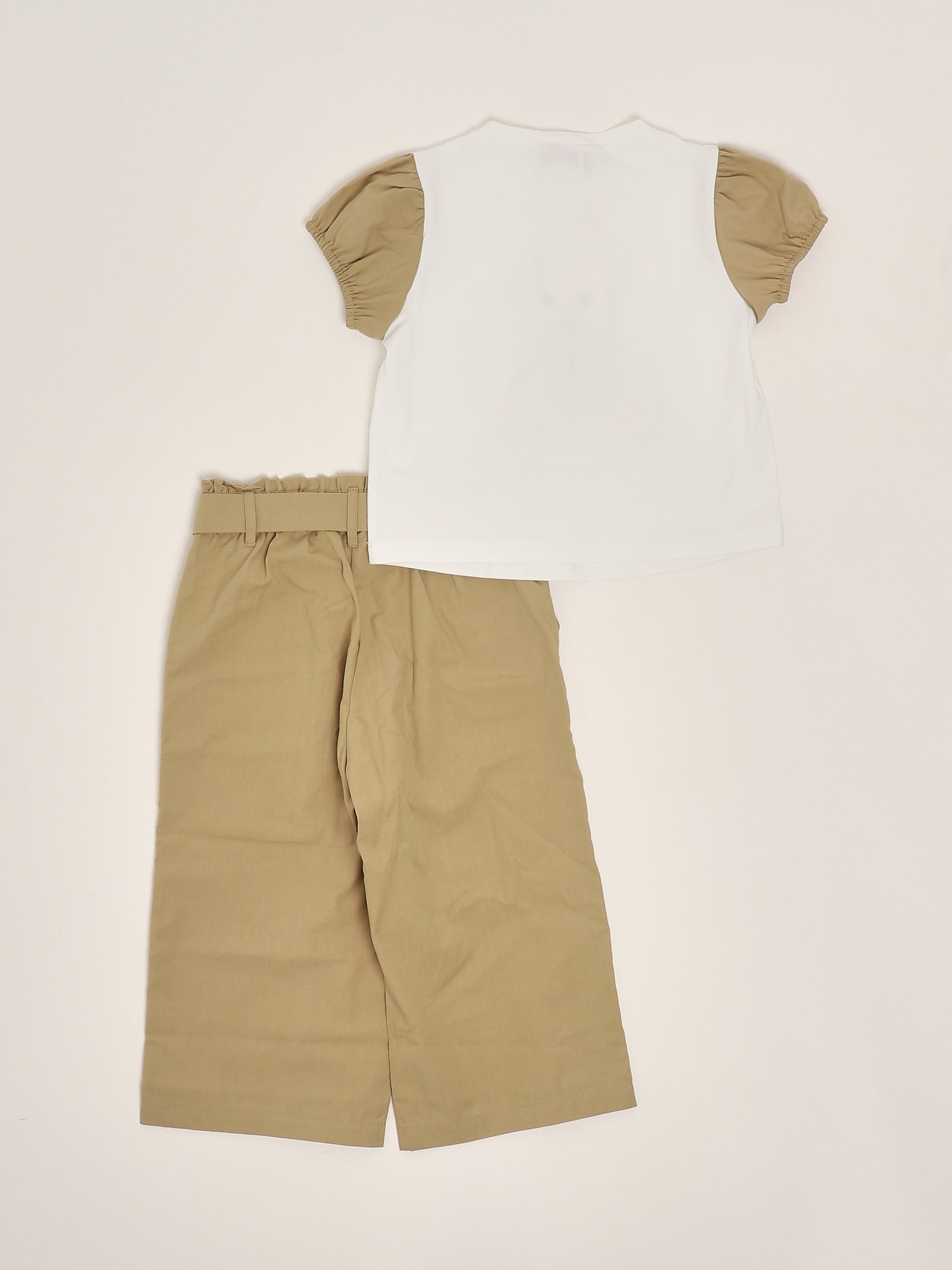 Twinset T-shirt+trousers Suit In Brown