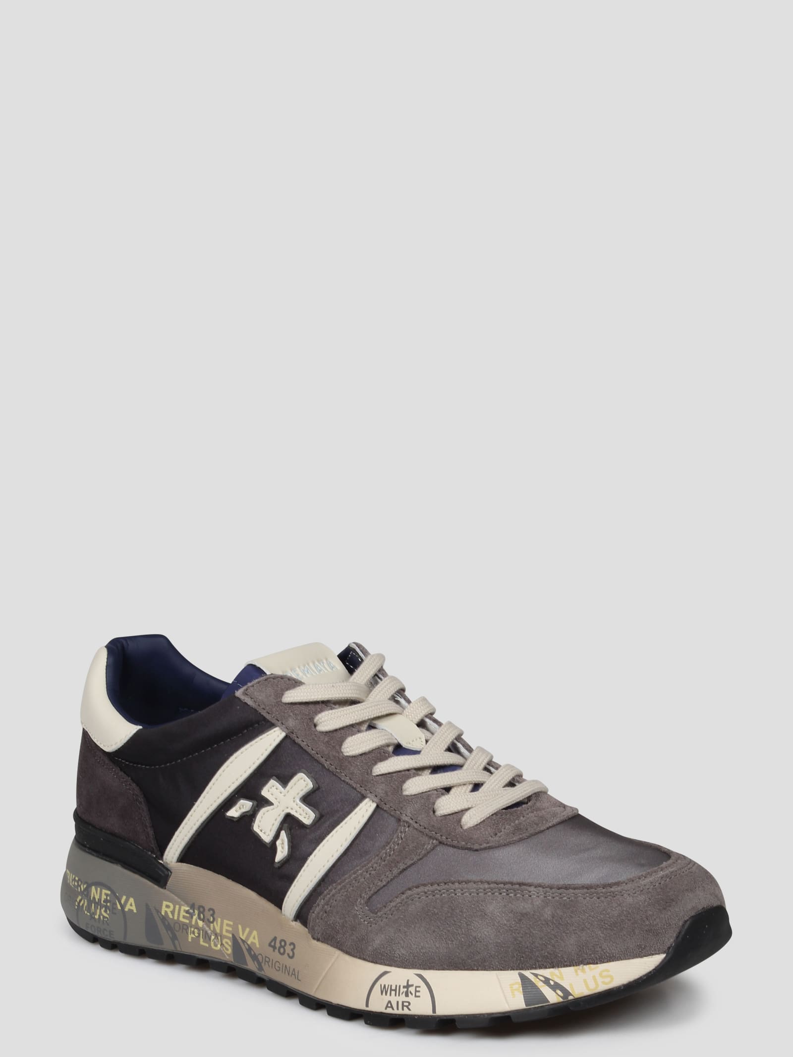 Shop Premiata Lander 6906 Sneakers In Grey