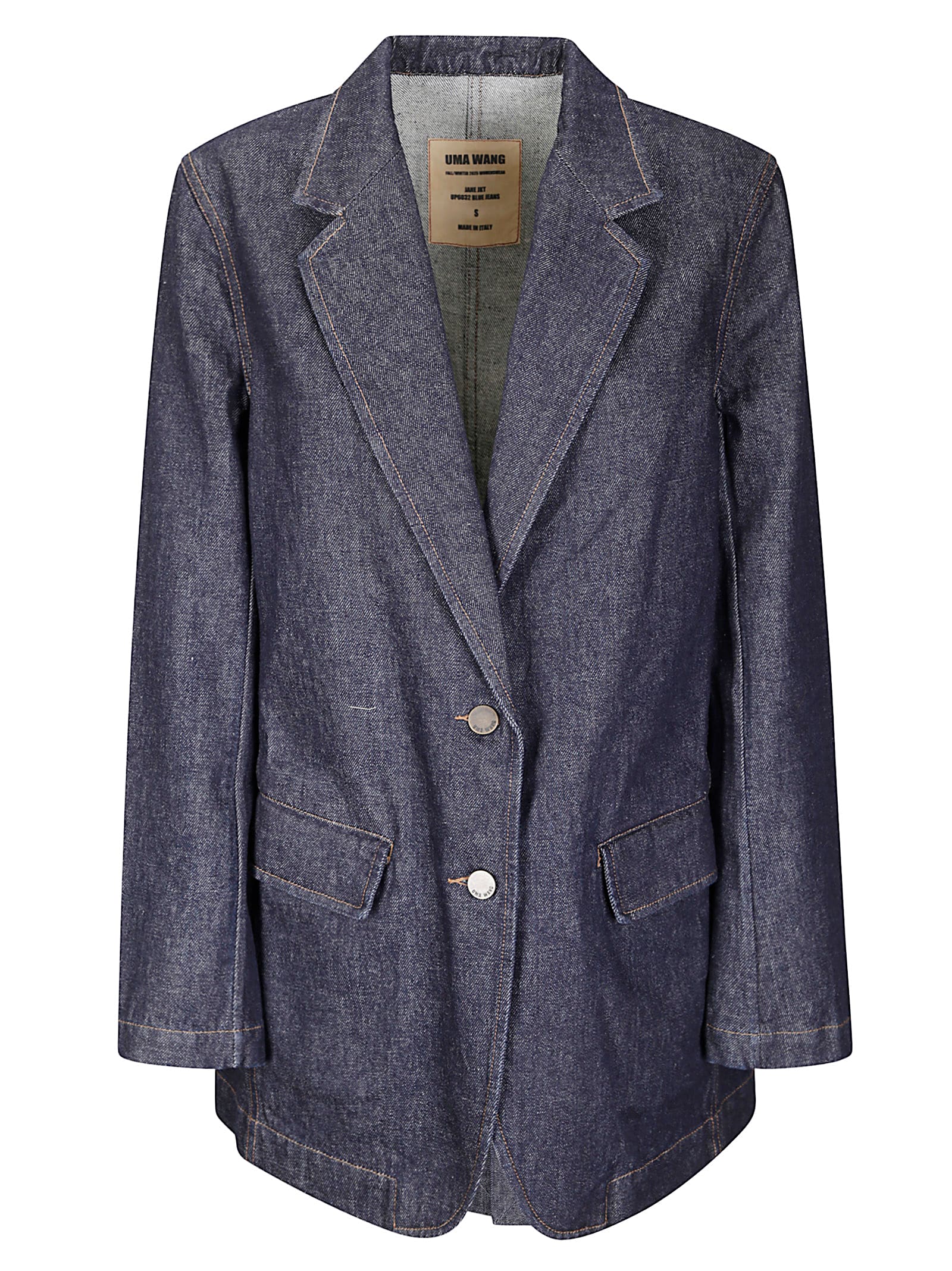 Uma Wang Jane Jacket In Blue