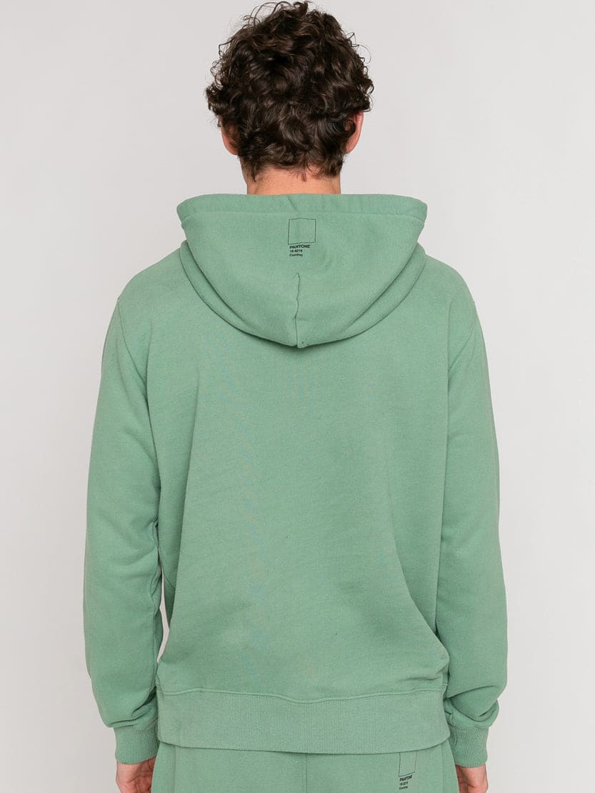 Shop Mc2 Saint Barth Light Green Hoodie Pantone Special Edition