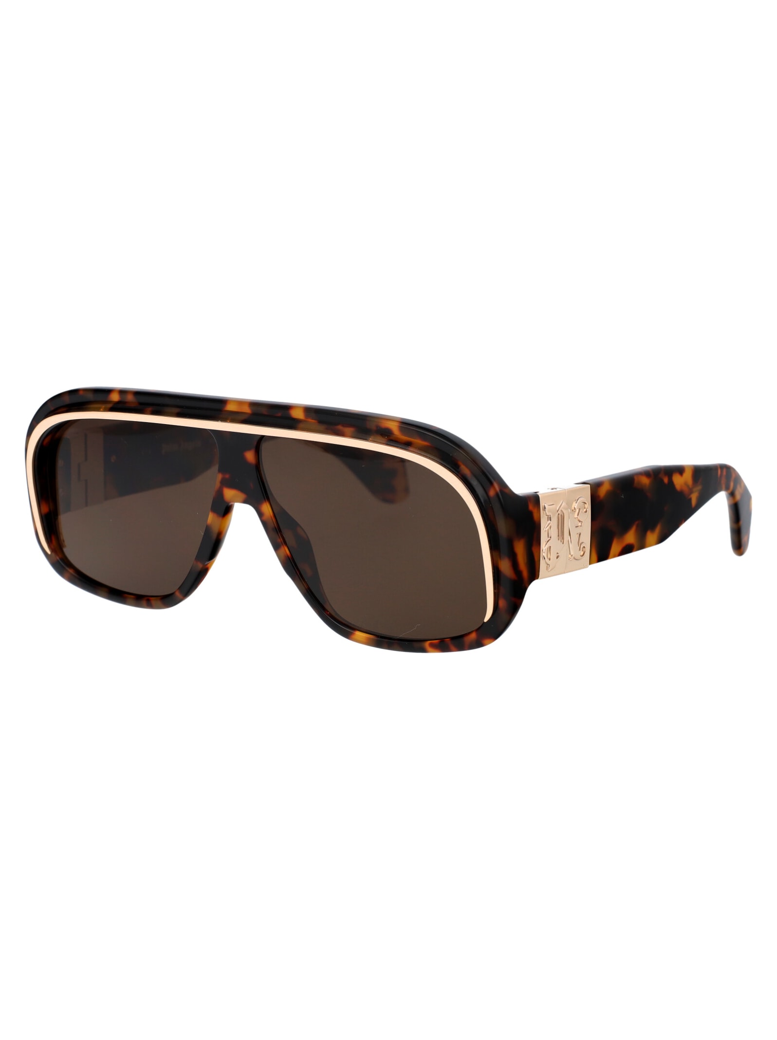 Shop Palm Angels Reedley Sunglasses In 6064 Havana