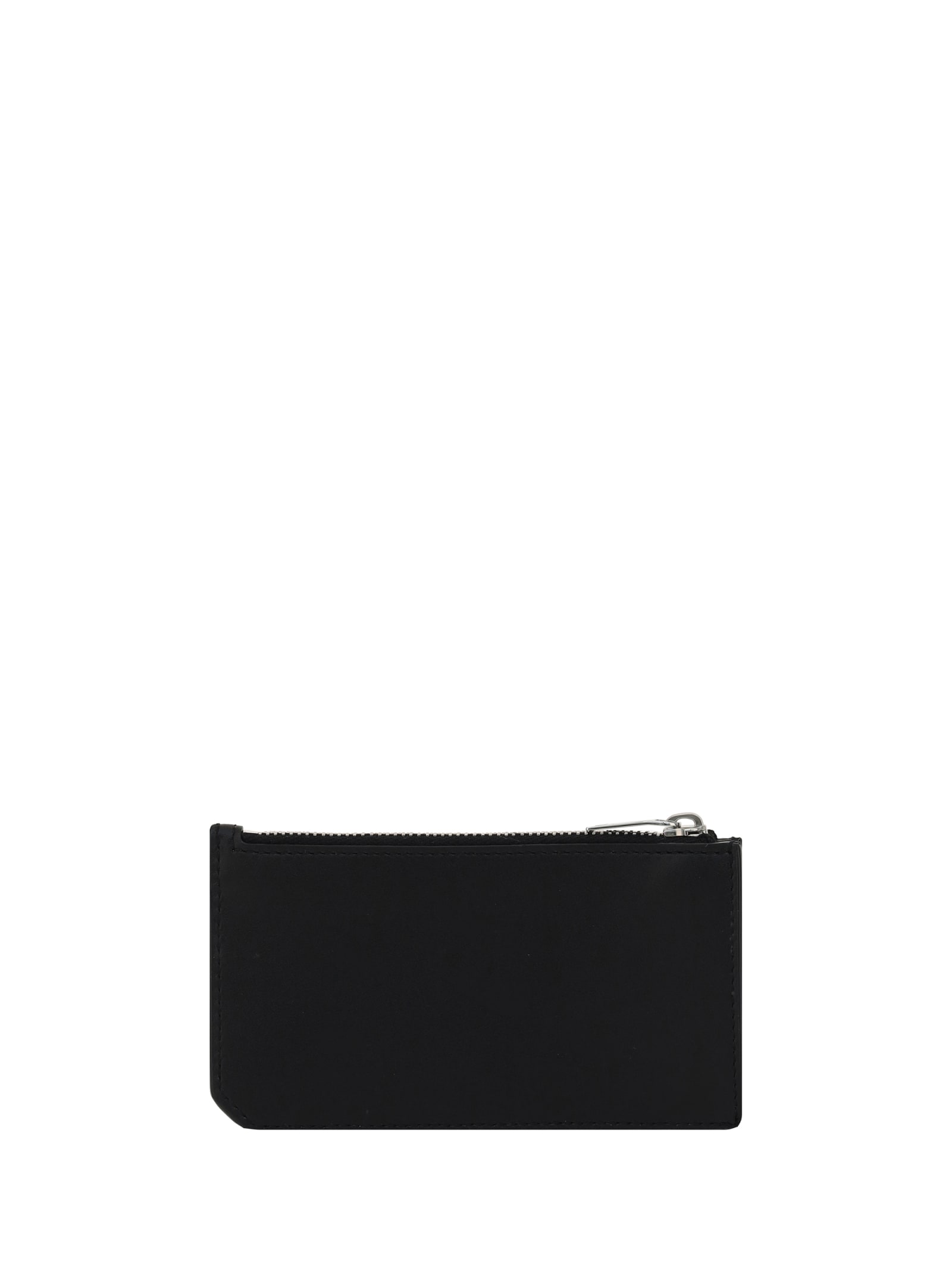 Shop Saint Laurent Card Holder In Nero