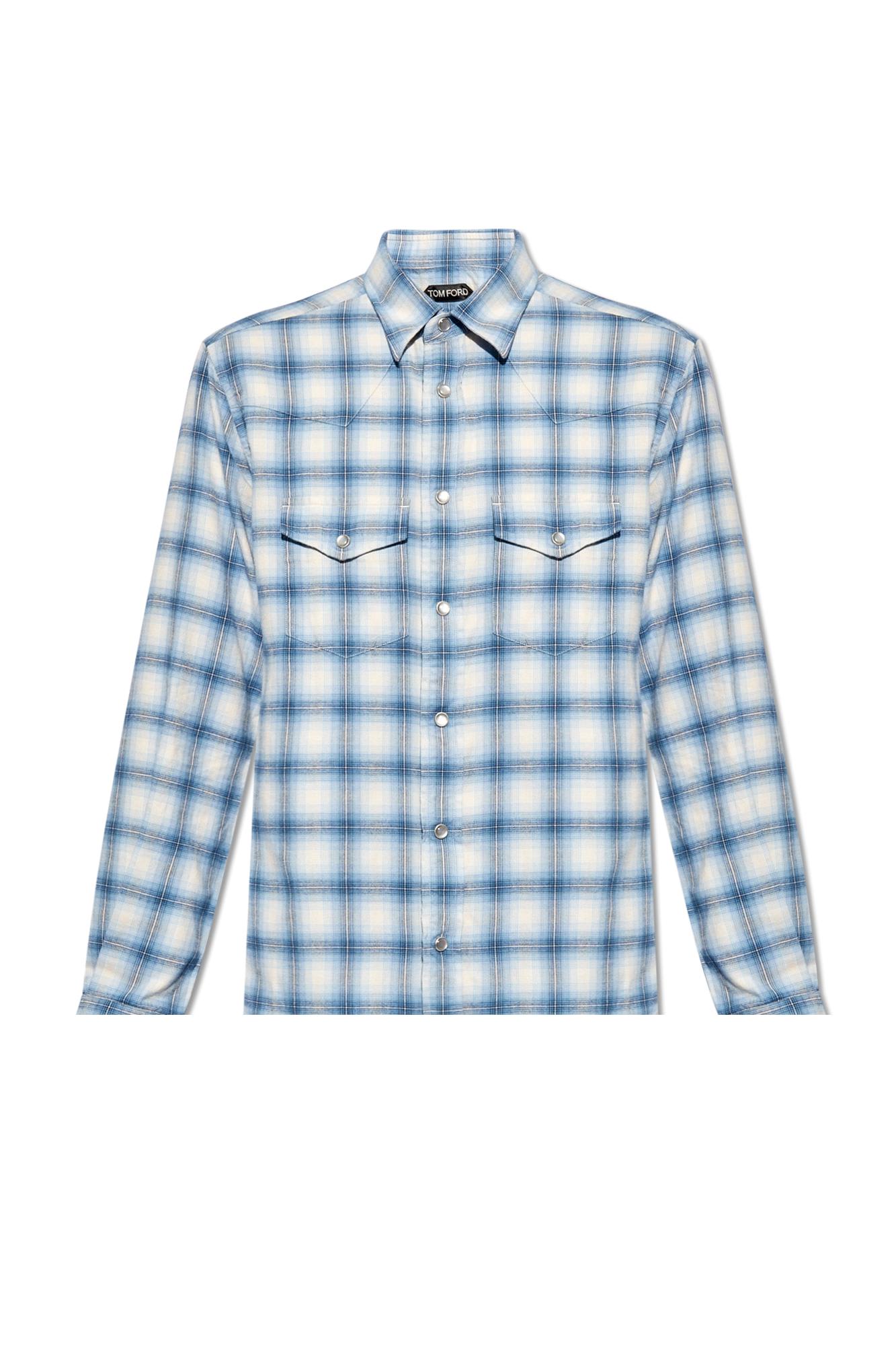 TOM FORD CHECKED SHIRT