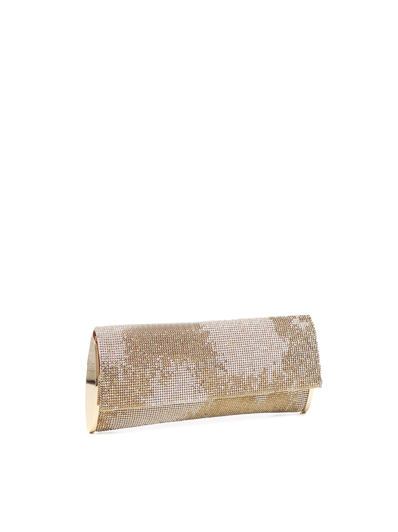 Benedetta Bruzziches Kate Chain-link Clutch Bag In Gold, Silver
