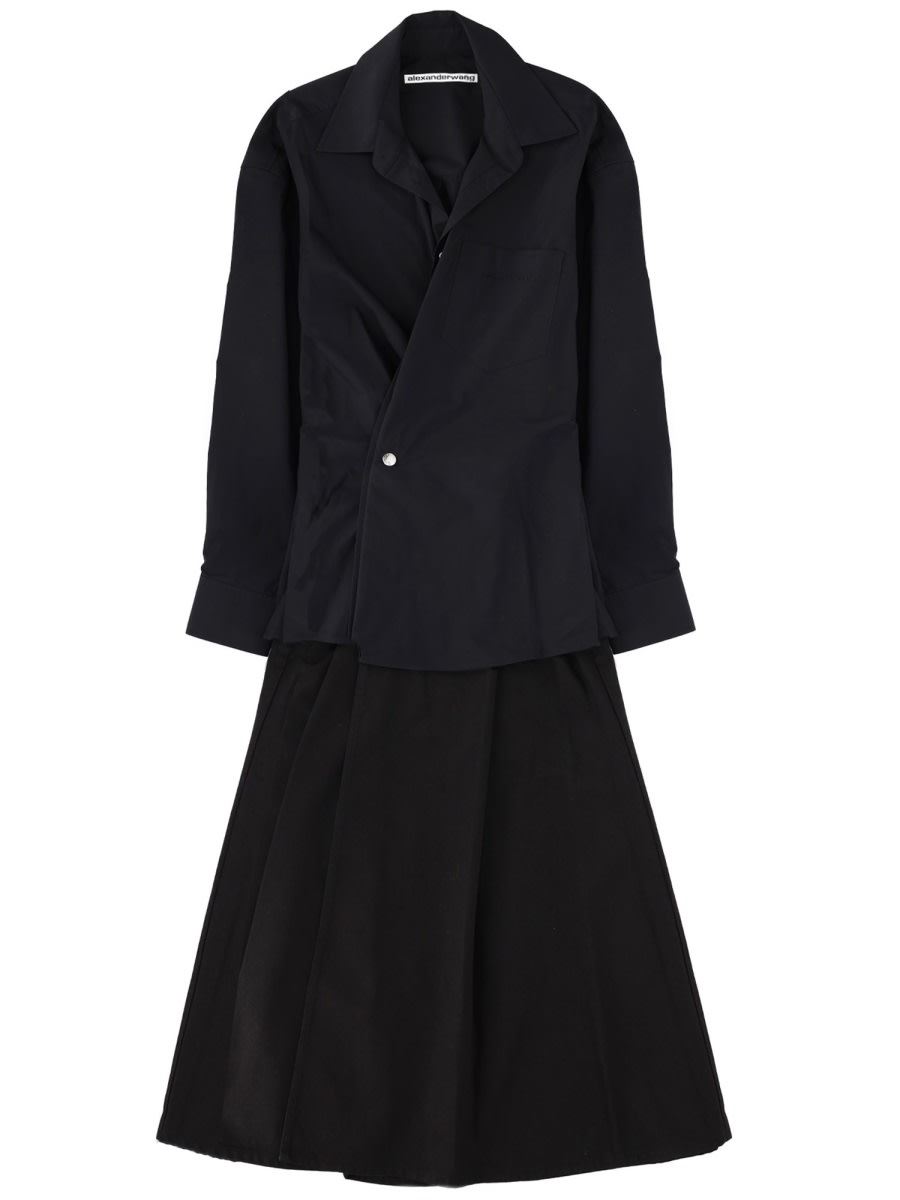 Alexander Wang Long Wrap Dress