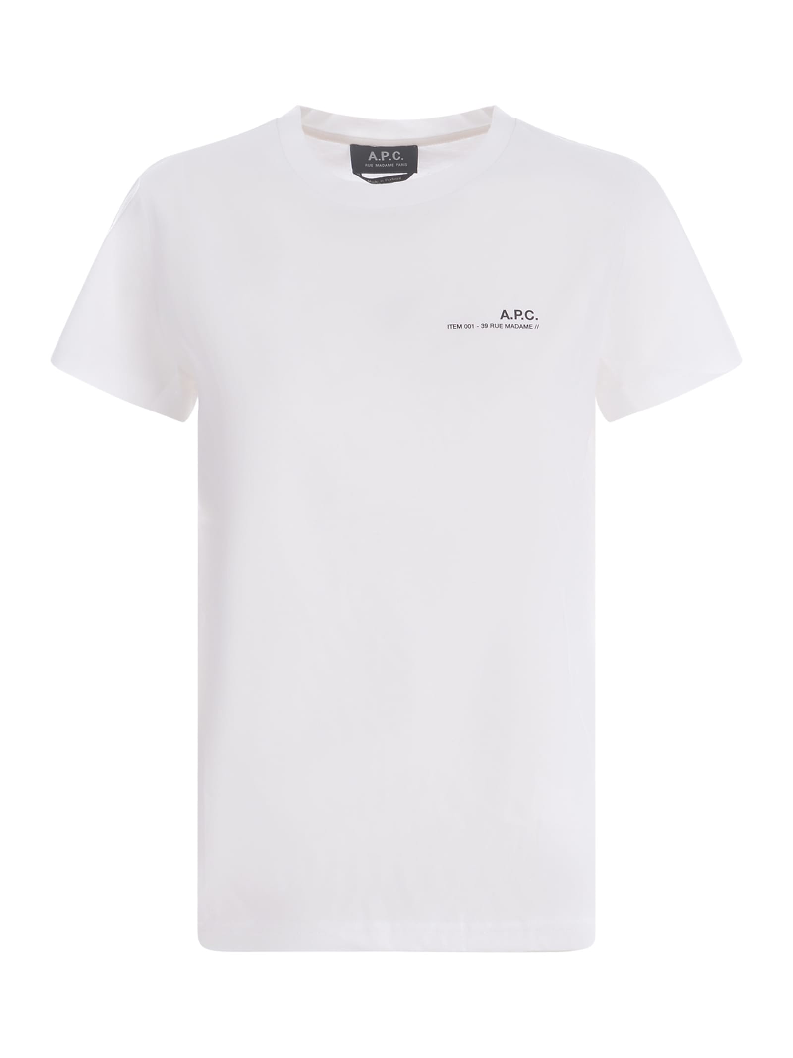 Apc T-shirt A.p.c. Item In Cotton In White