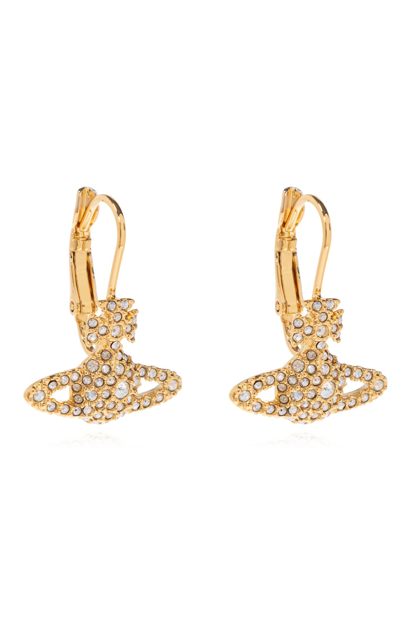 Vivienne Westwood Brass Earrings In Gold