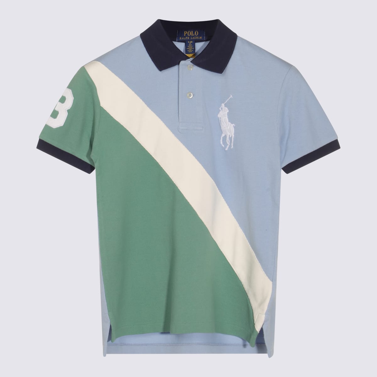 Polo Ralph Lauren Multicolor Cotton Polo Shirt In Green