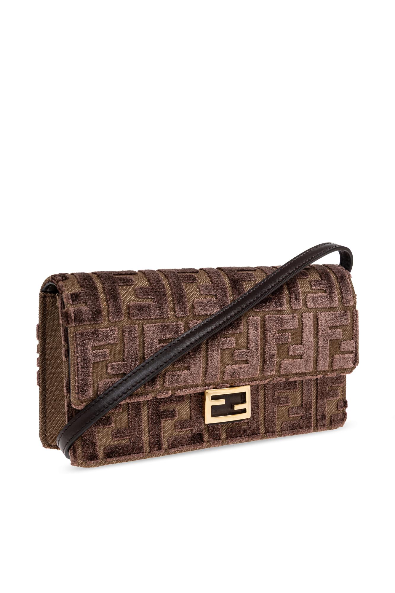 Fendi Wallet On Chain Pumpkin Bags In Brown