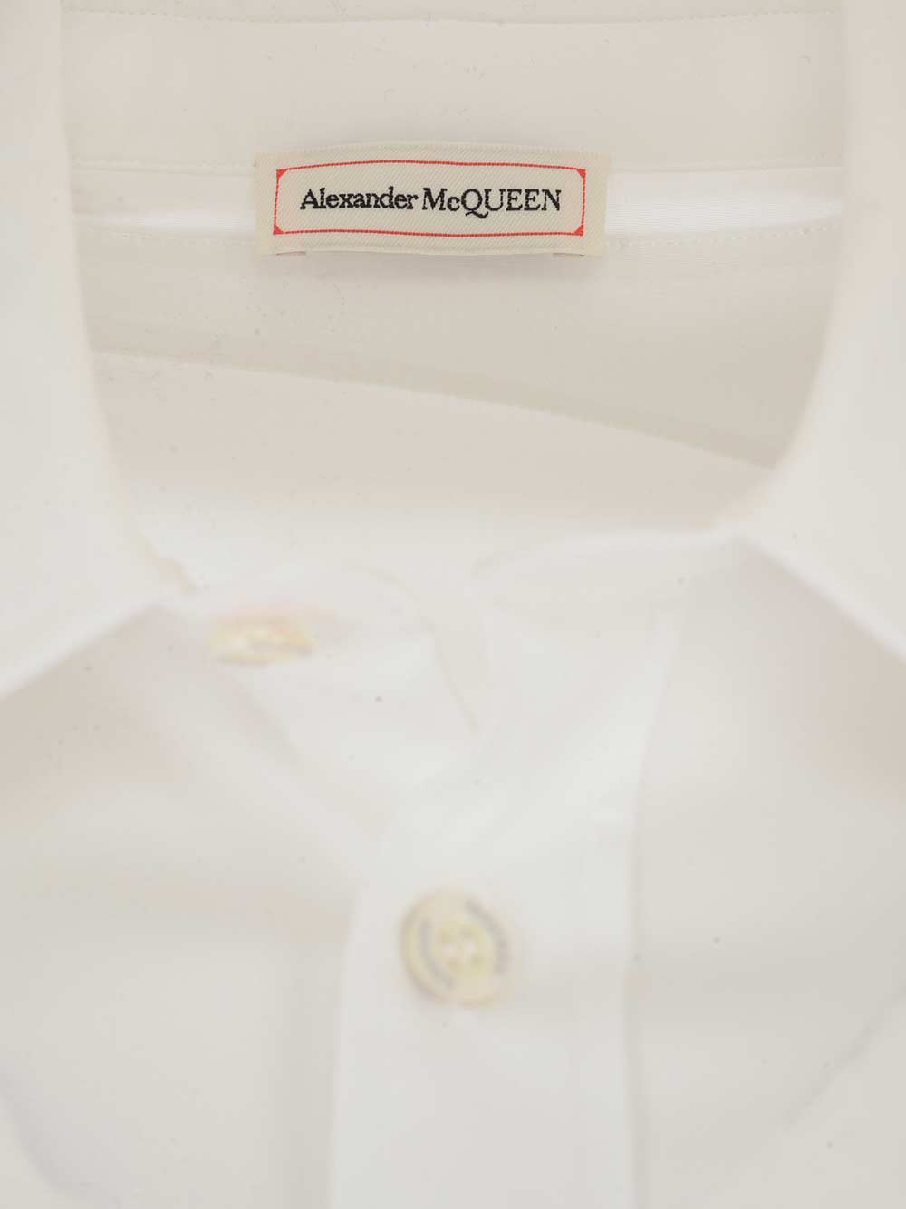 Shop Alexander Mcqueen White Harness Shirt