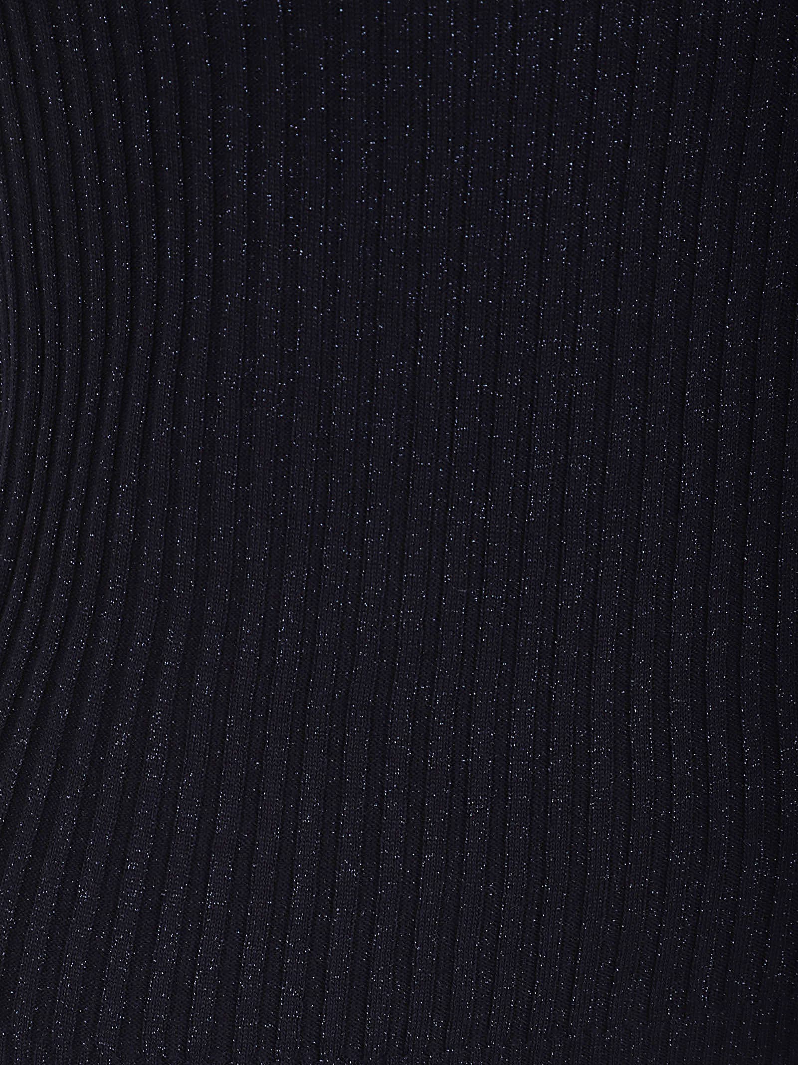 Peserico Textured Sleeveless Knit Top Shine In Black