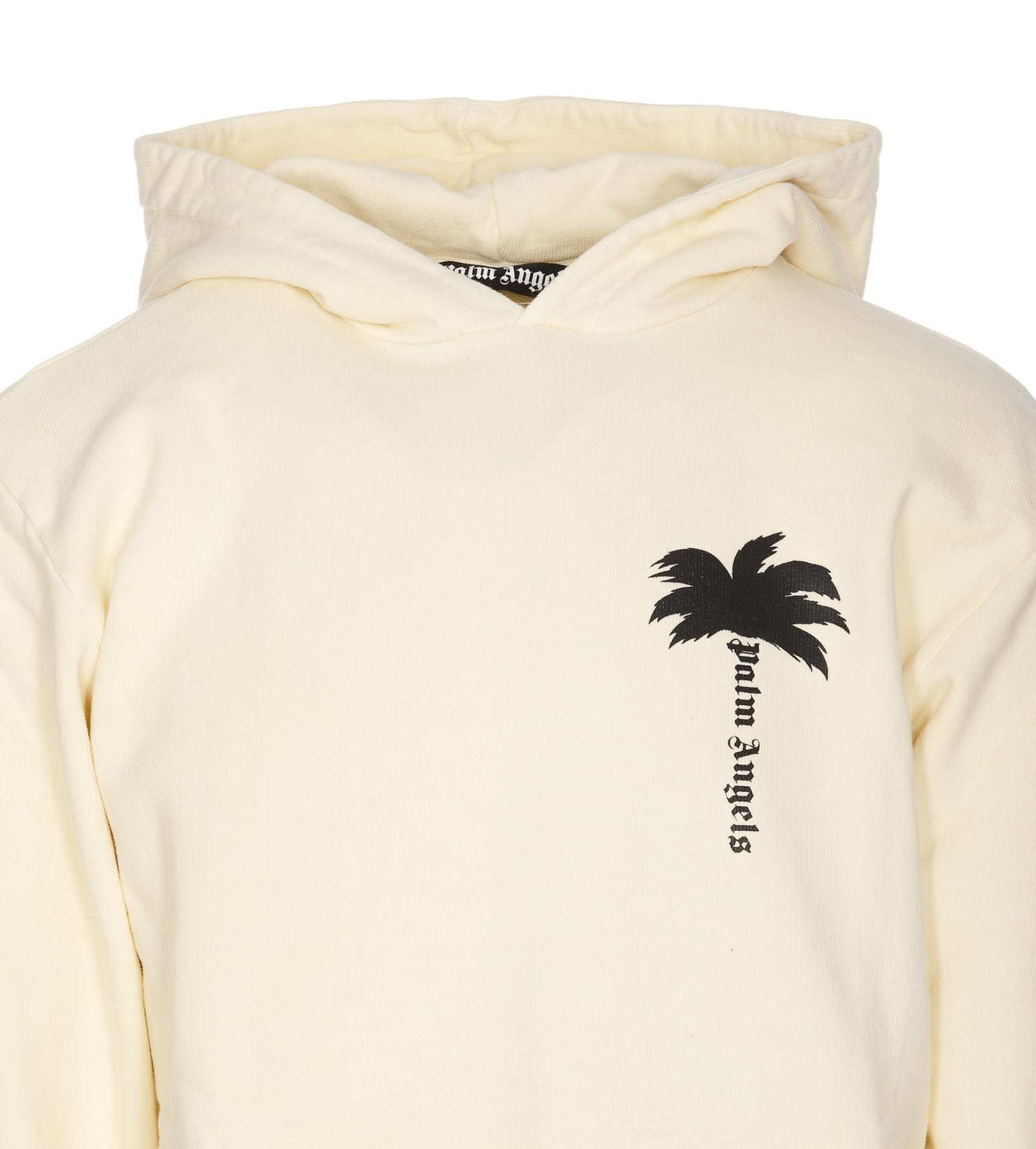 Shop Palm Angels The Palm Hoodie In White