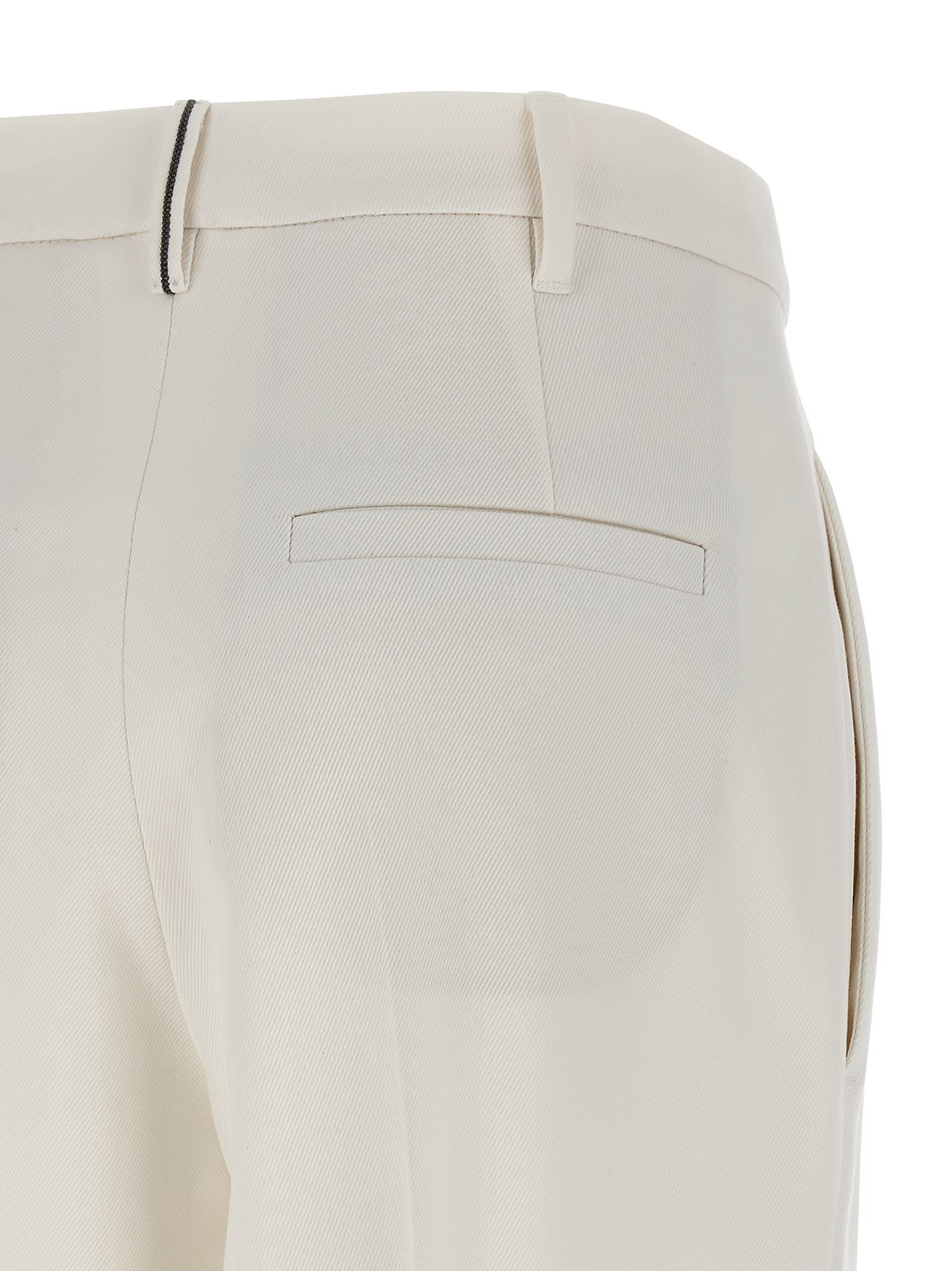 Brunello Cucinelli Slouchy Pants White In White