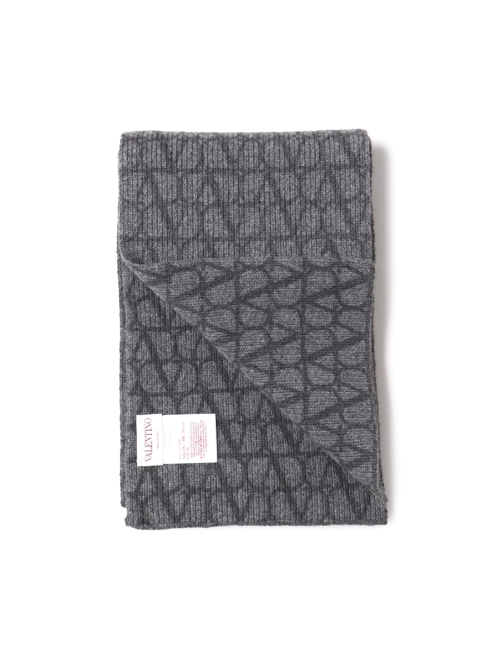 Valentino Toile Iconographe Scarf In St. Toile Iconograph Antracite