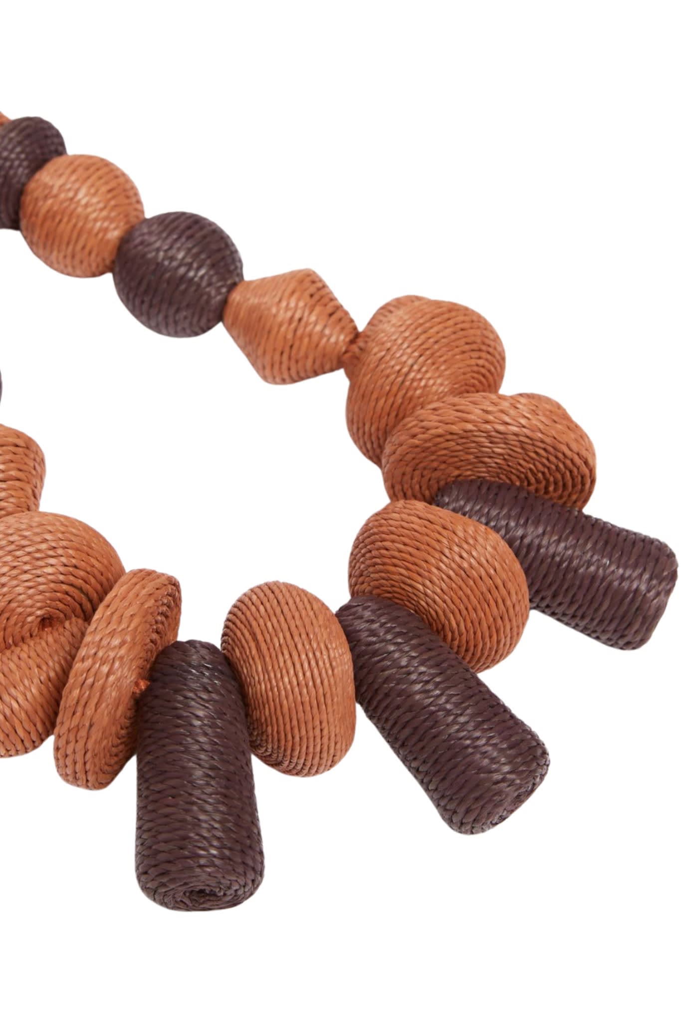Weekend Max Mara Soraia Straw Necklace