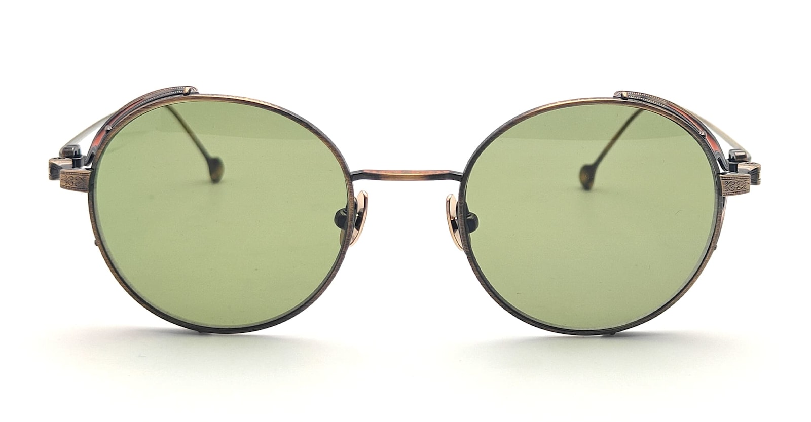 M3152 - Antique Gold / Sage Green Sunglasses