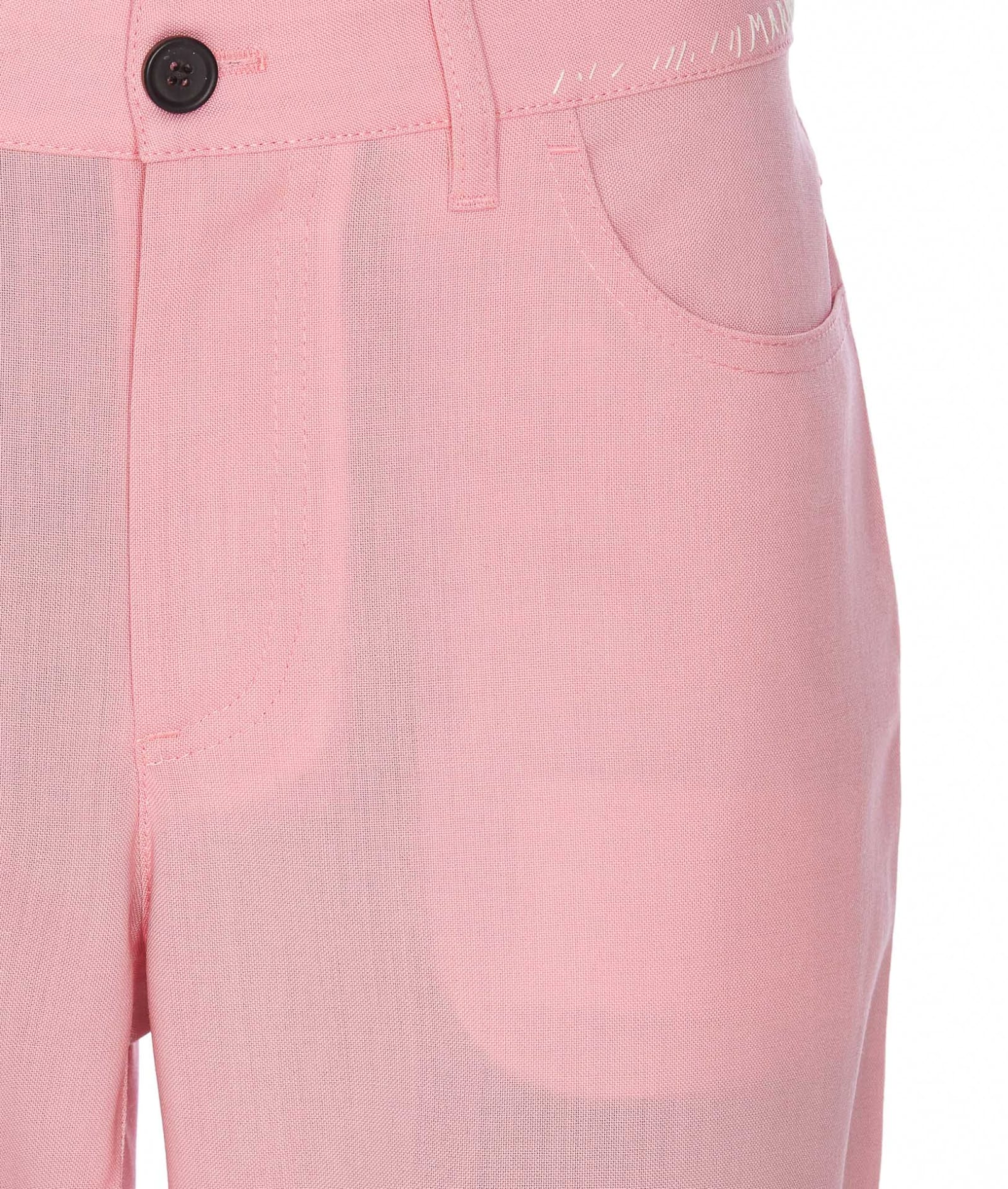 Shop Marni Flared Pants In Pink