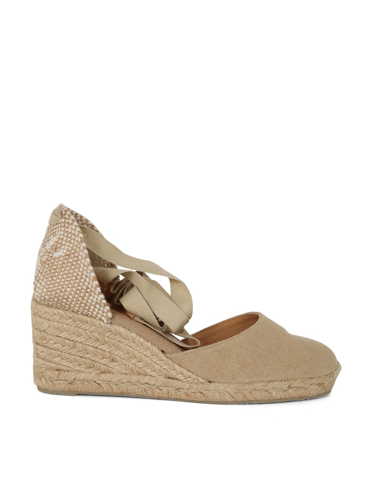 Castañer Carina Espadrilles Wedge Sandal With Ankle Laces