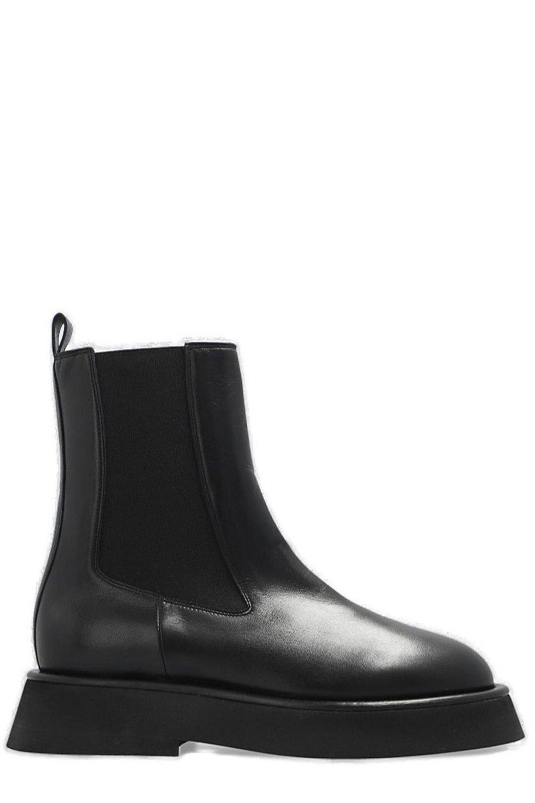 Panelled Ankle Boots