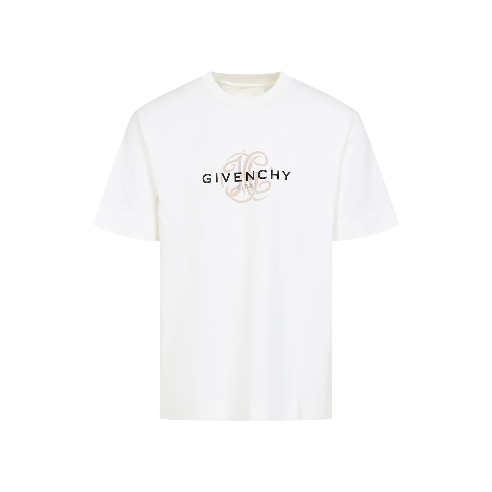 Shop Givenchy T-shirt With Logo In Off White