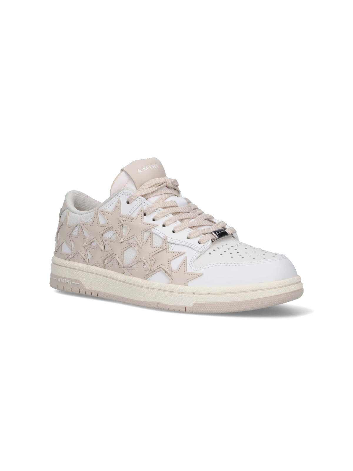 Shop Amiri Star Detail Sneakers In White