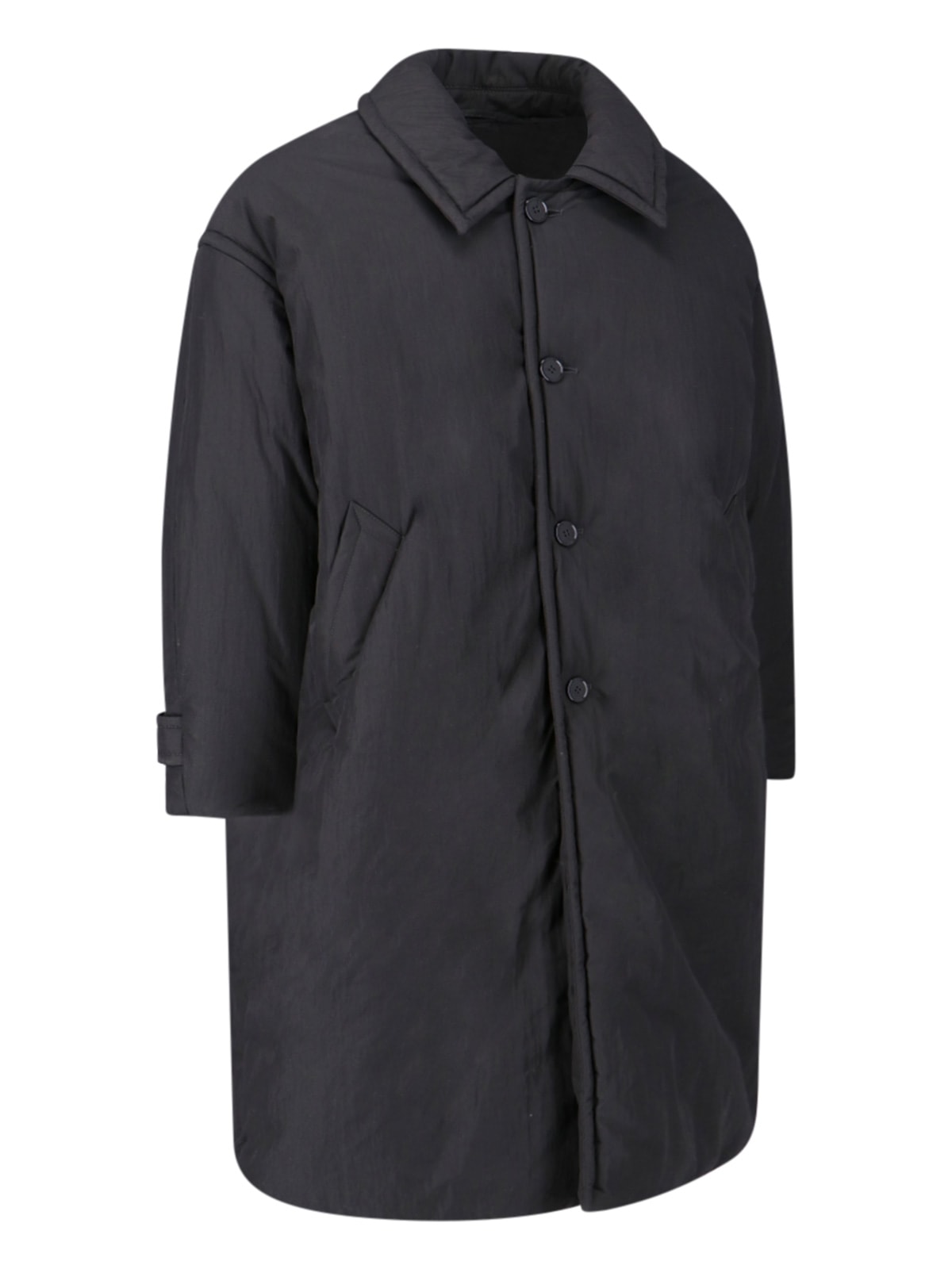 Shop Mm6 Maison Margiela Oversize Jacket In Black