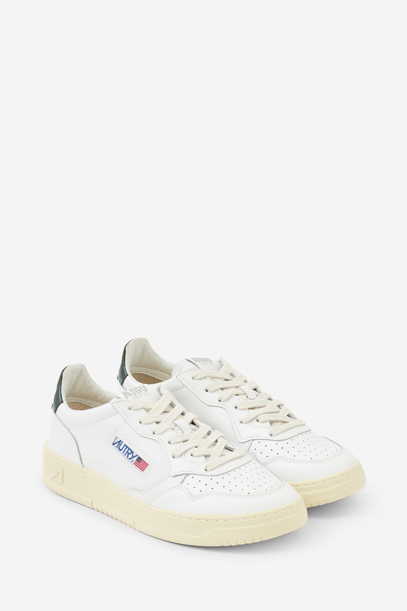 Autry Low-top Sneakers With Multicolor Logo In White