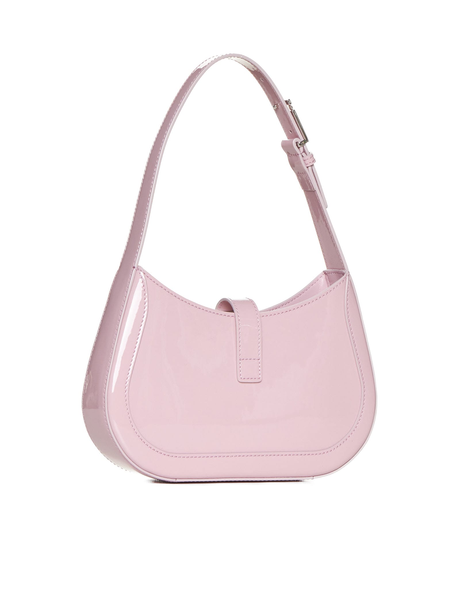 Shop Versace Shoulder Bag In English Rose-palladium
