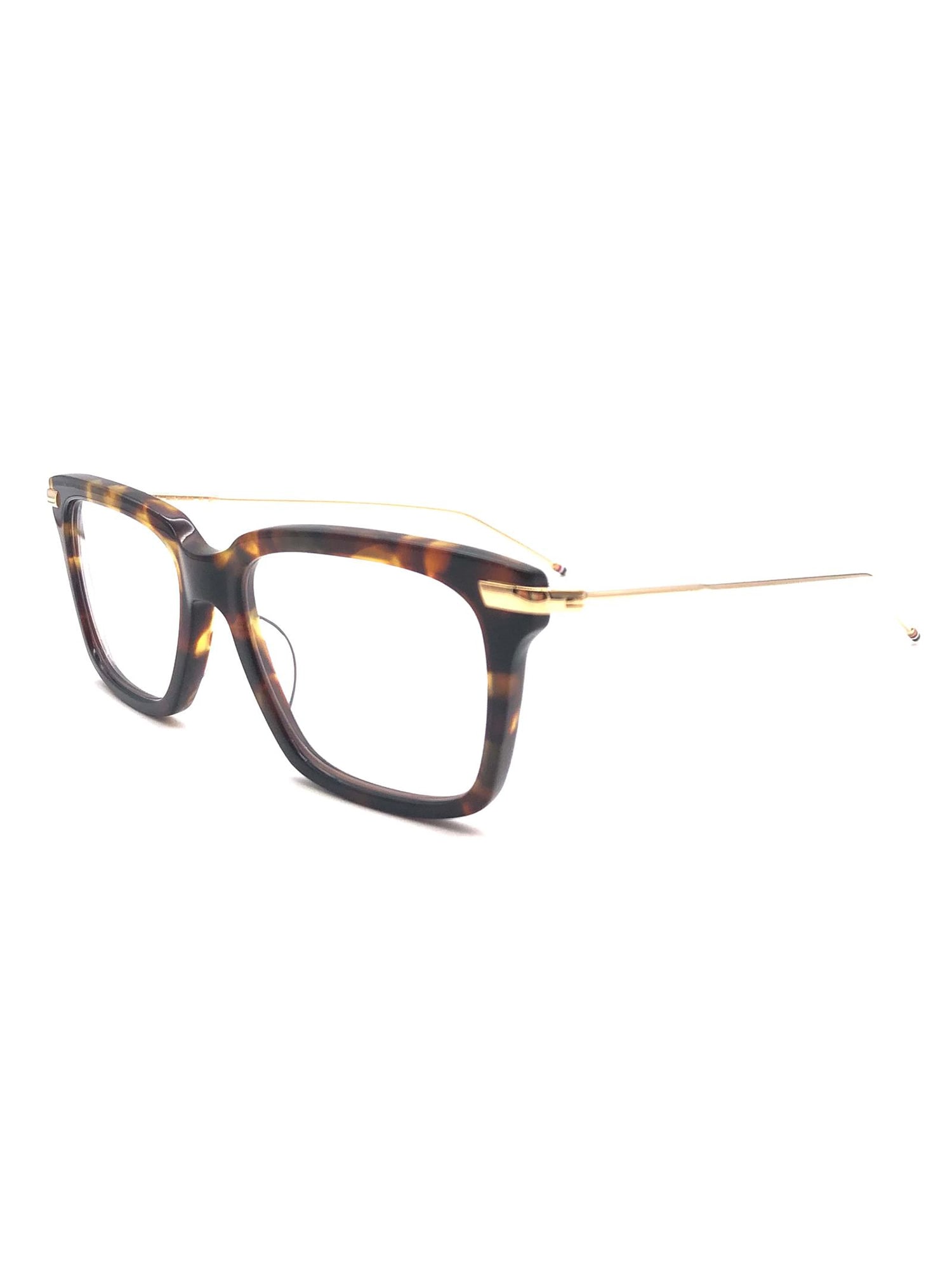 Shop Thom Browne Ueo701a/g0003 Eyewear In Med Brown