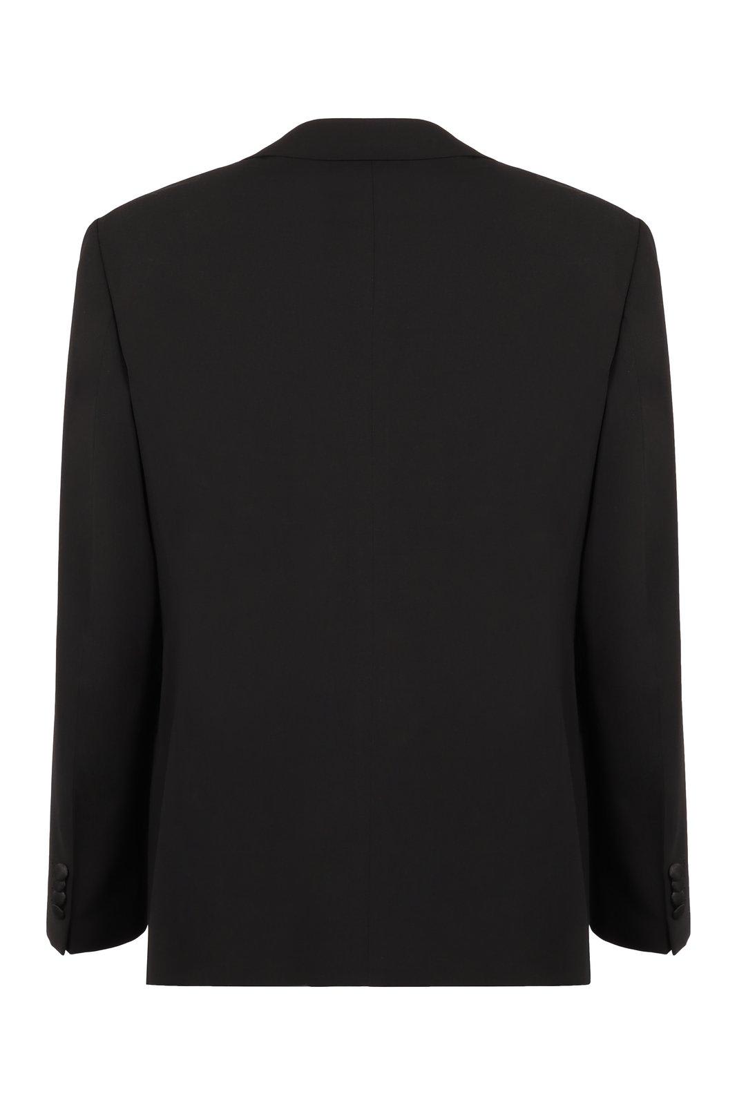 Giorgio Armani Single-breasted Tailored Suit In Black