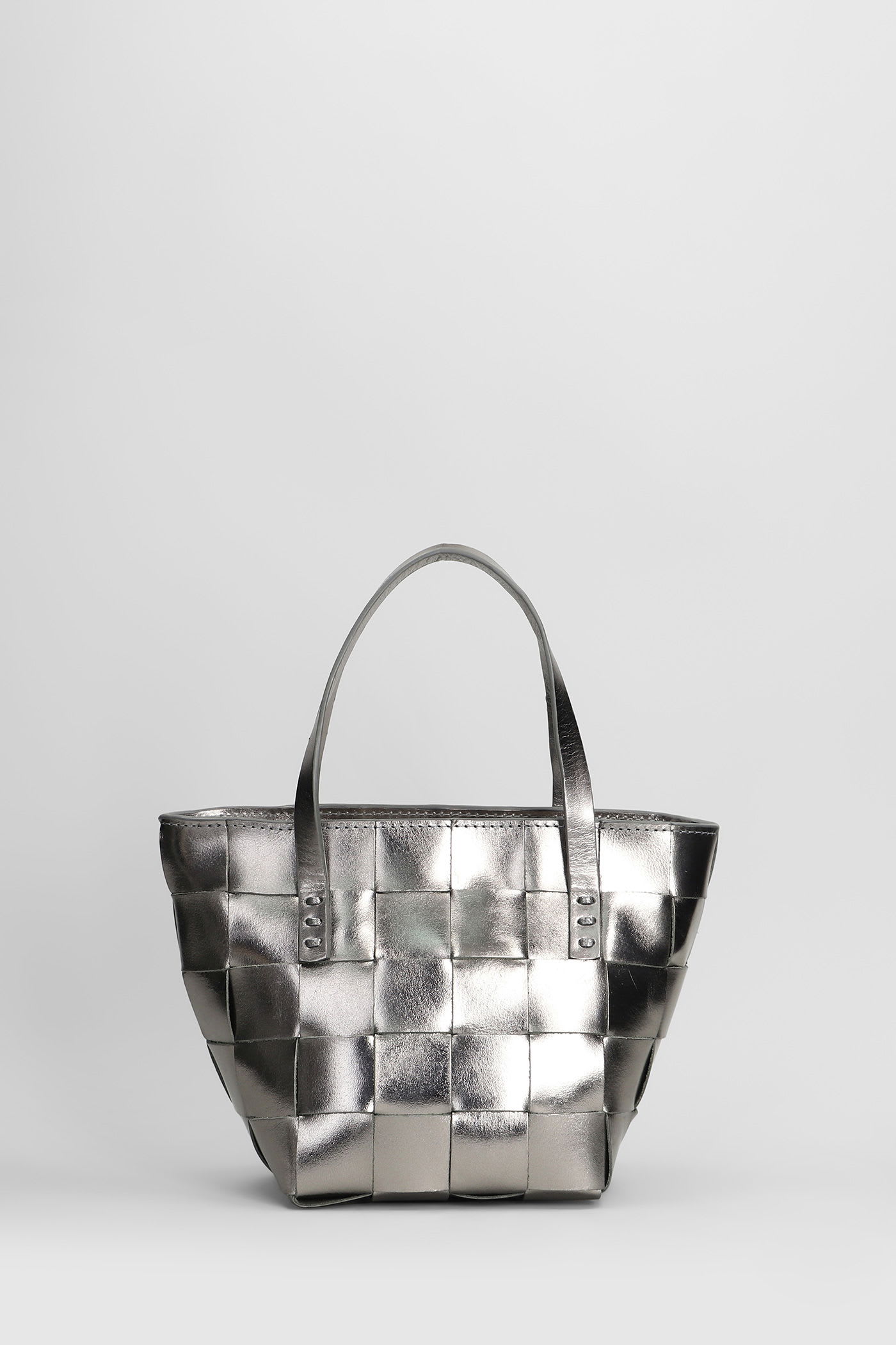 Dragon Diffusion Japan Mini Shoulder Bag In Gunmetal Leather In Gray